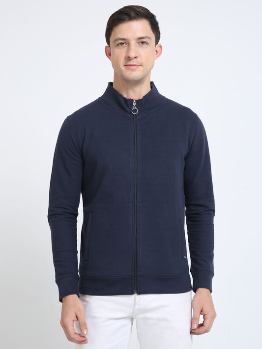 Navy Blue Sustainable Jacket Men