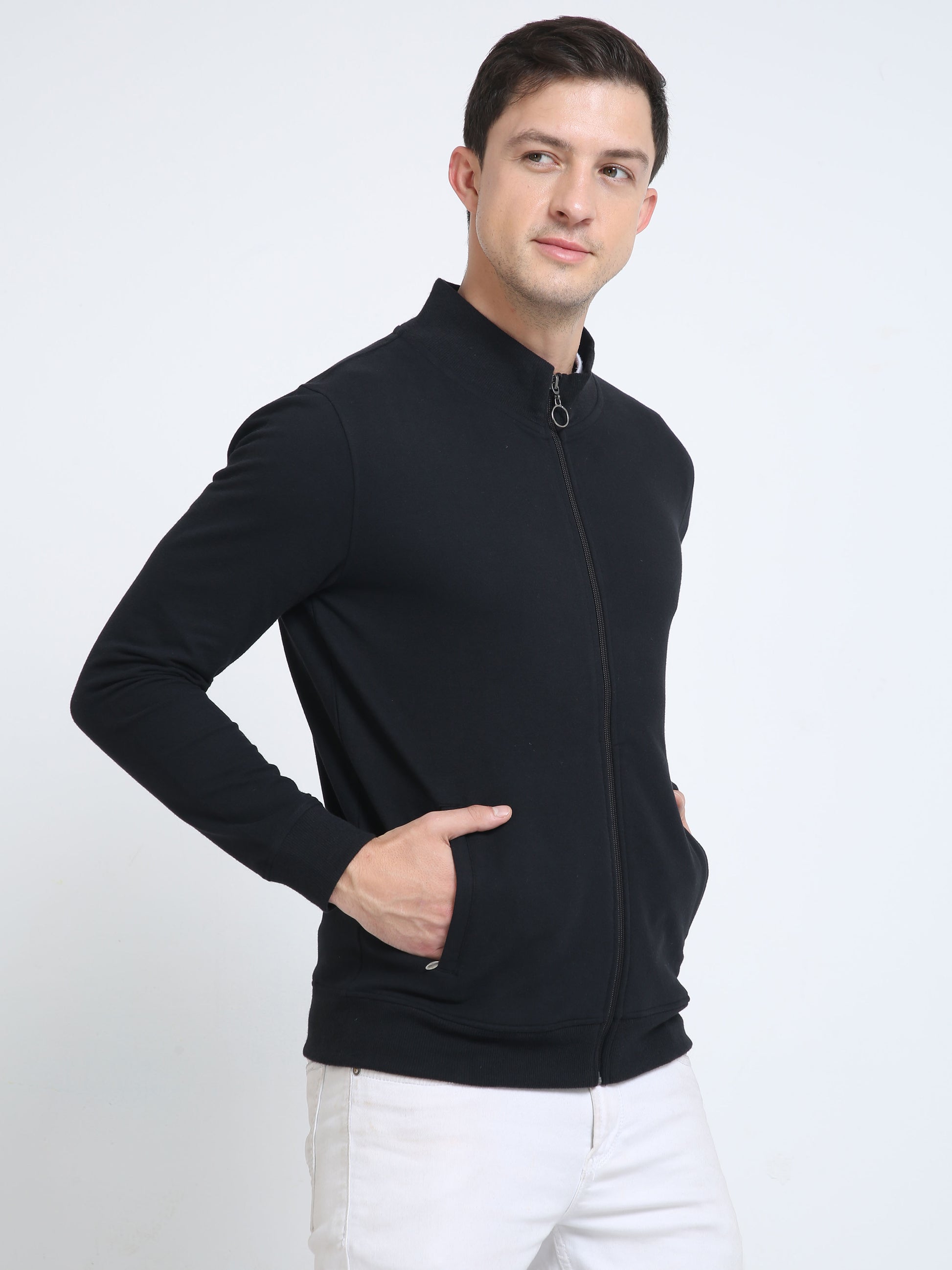 Black Sustainable Jacket Men