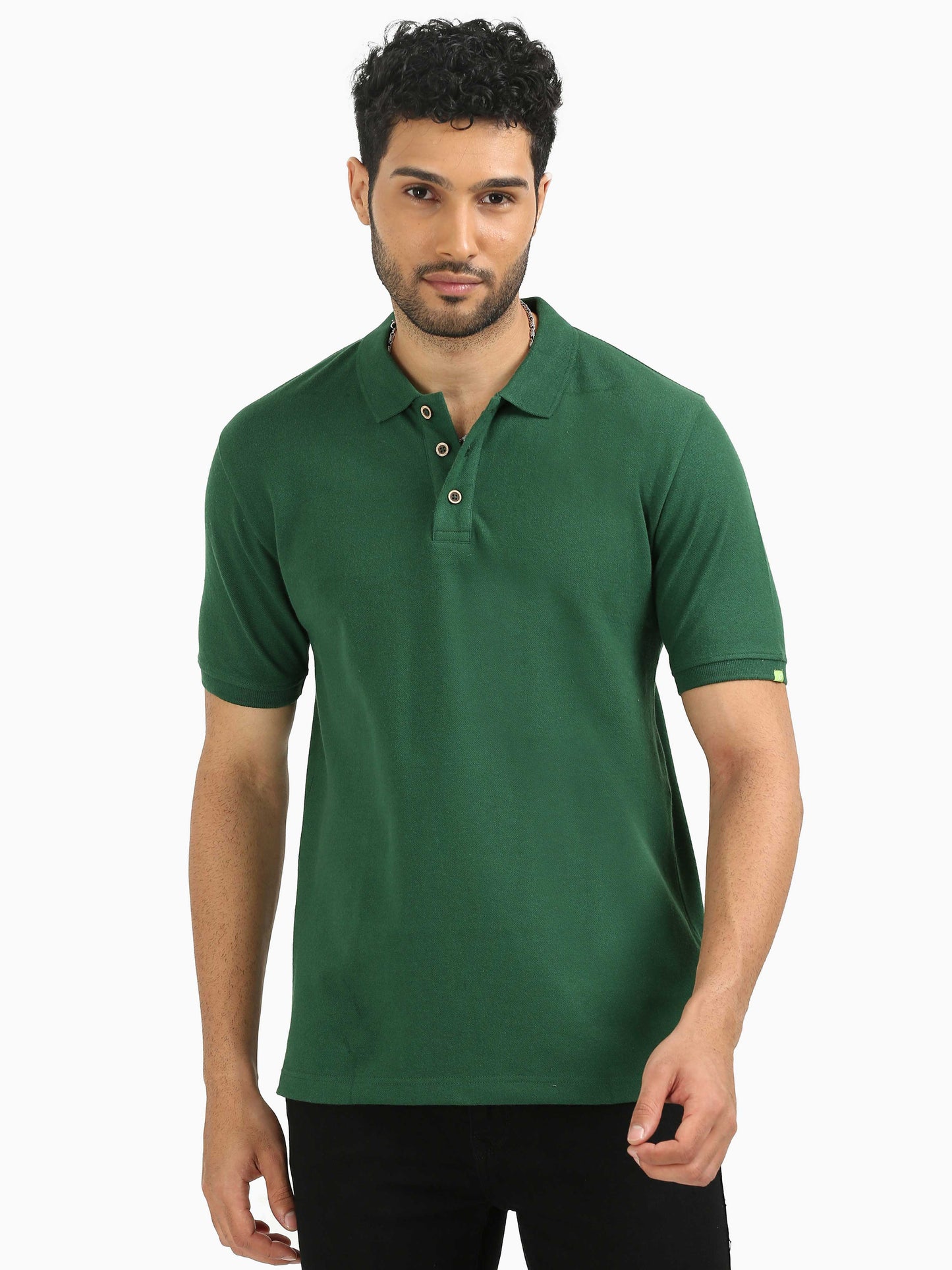 Polo T-shirt - Forest Green