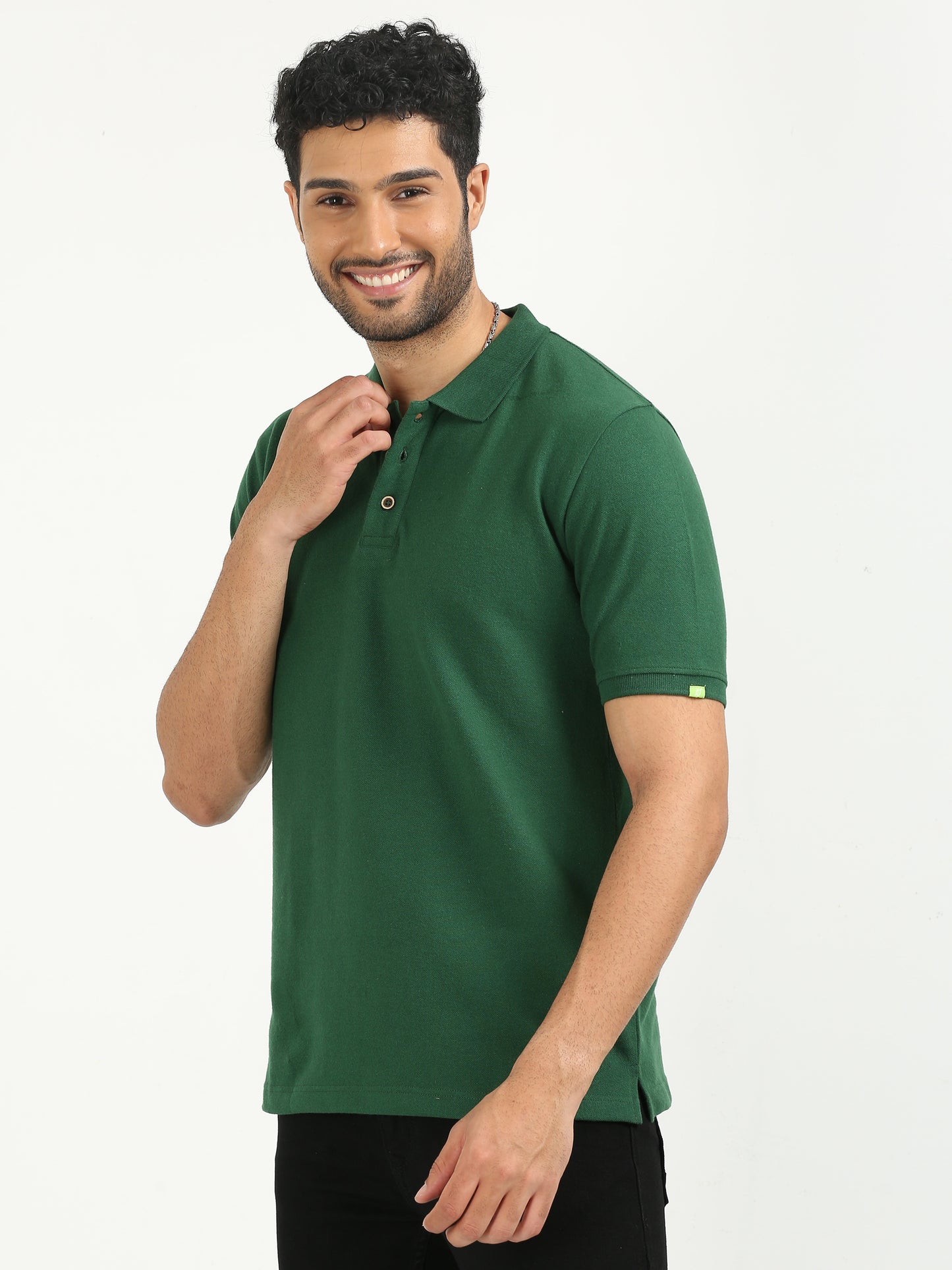 Forest Green Polo T Shirt