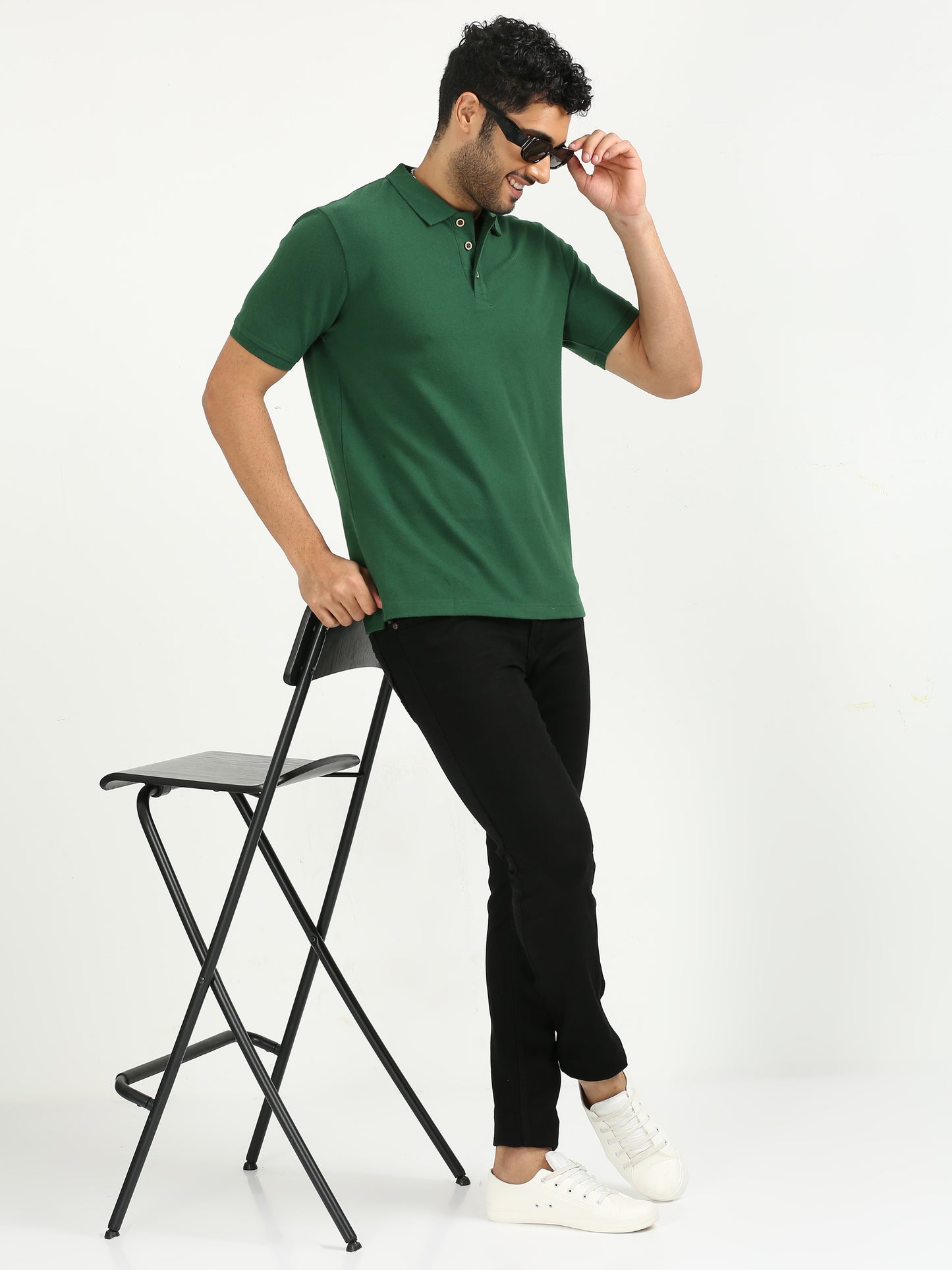 Forest Green Polo T Shirt