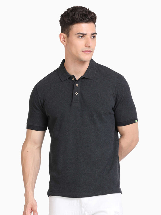 Polo T-shirt - Charcoal