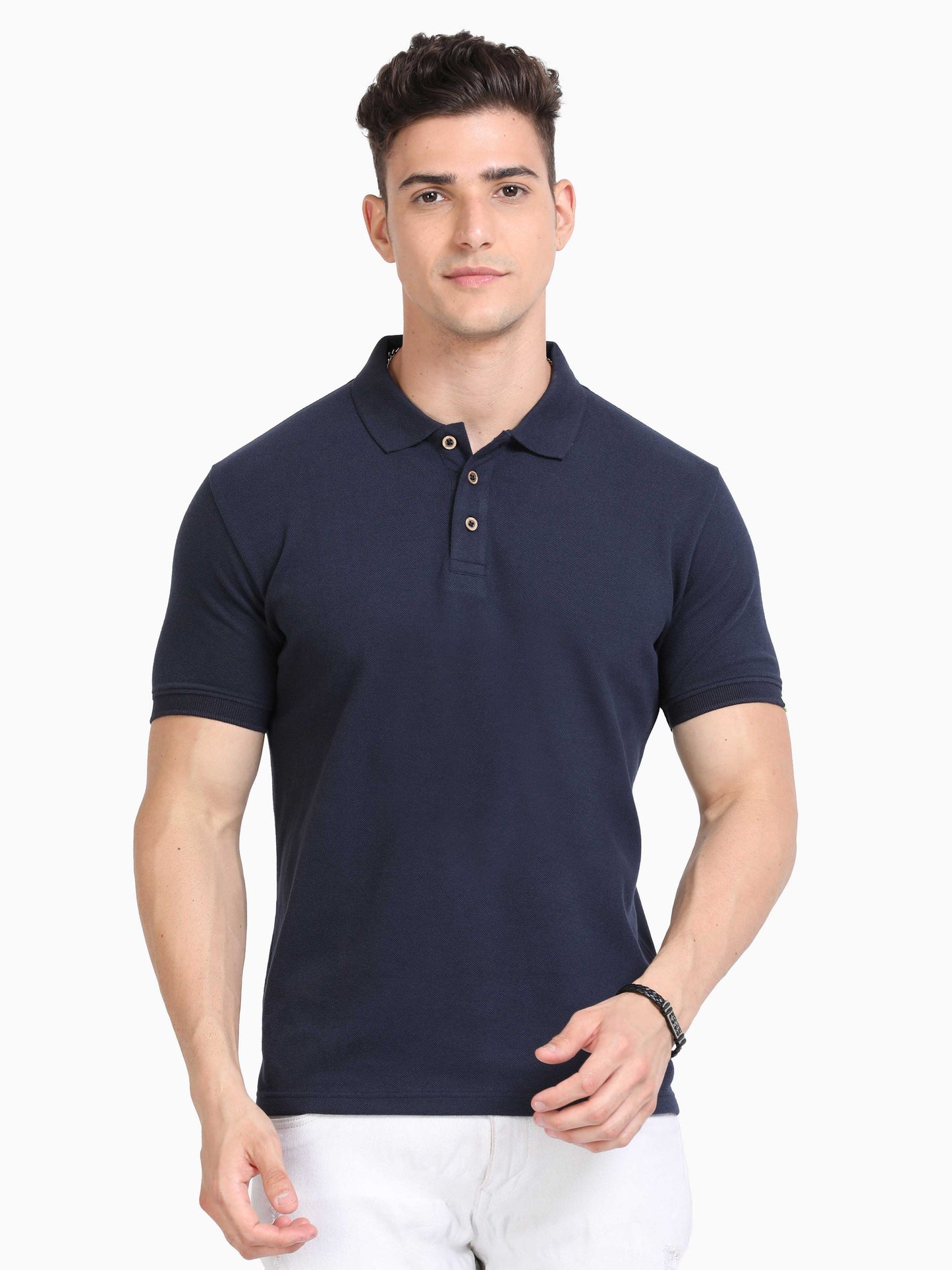 Polo T-shirt - Navy Blue