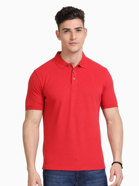 Polo T-shirt - Red