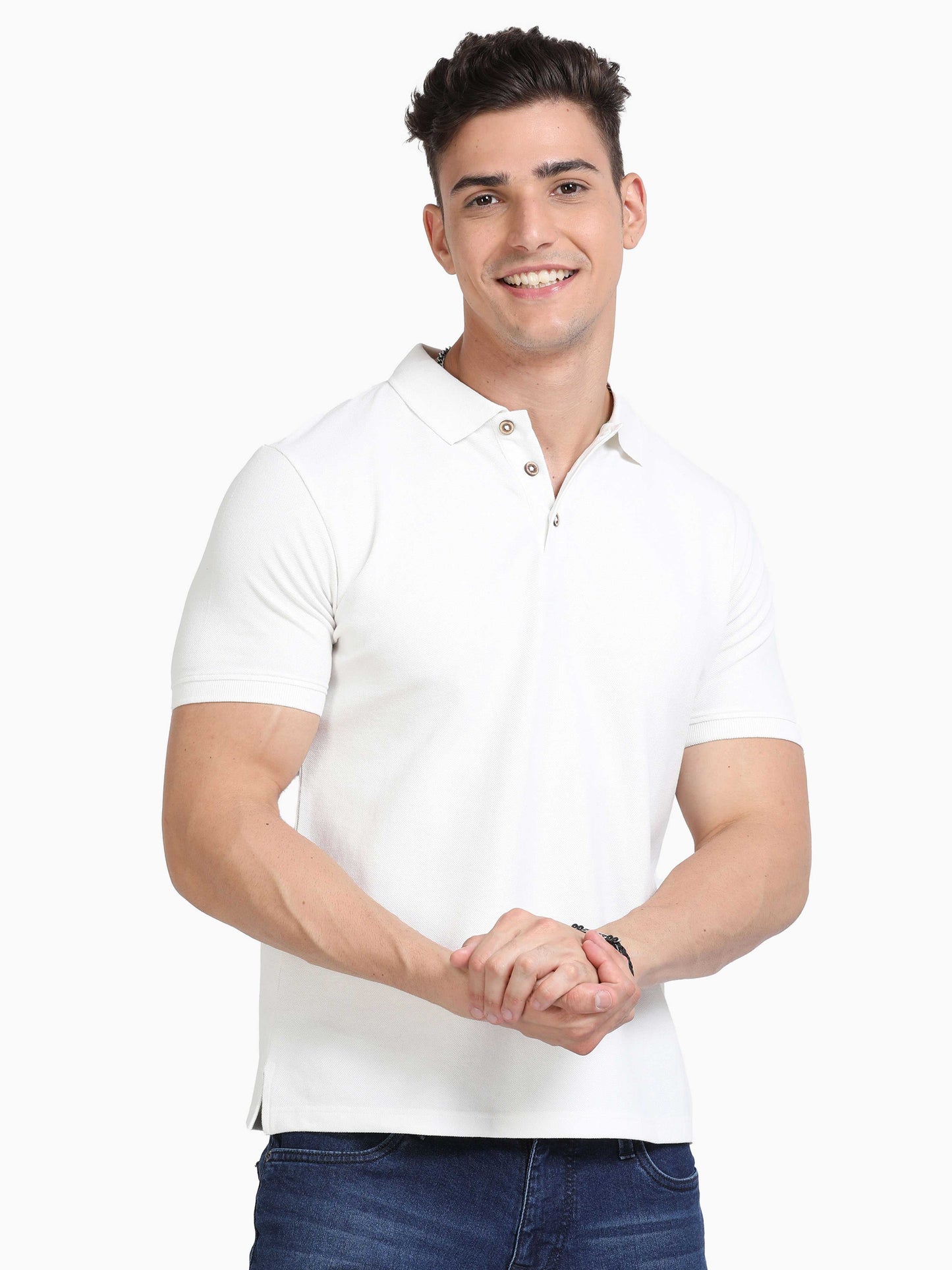 Polo T-shirt - White