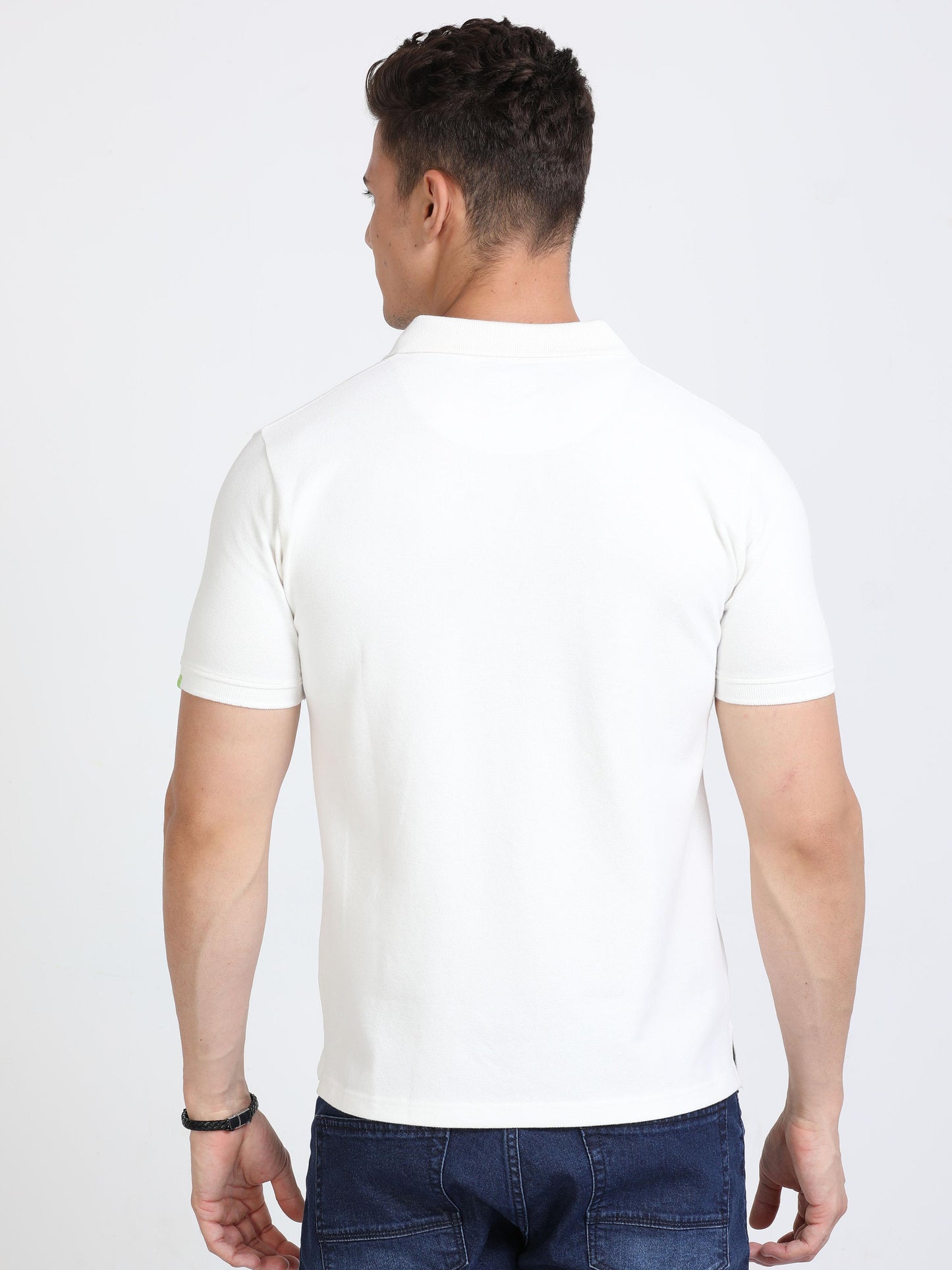 Sustainable White Polo T Shirt