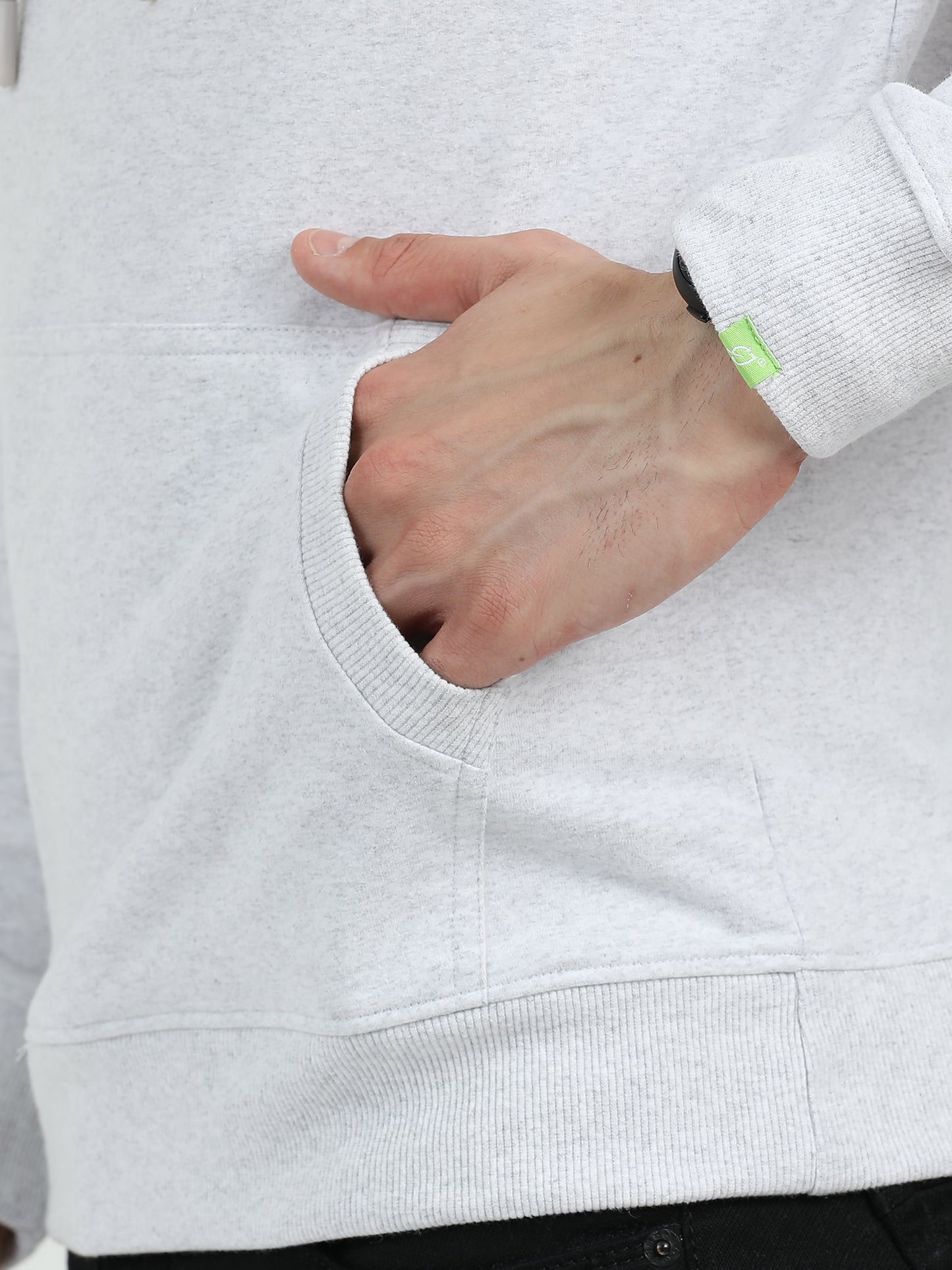 Sustainable Plain White Hoodie - Caslay