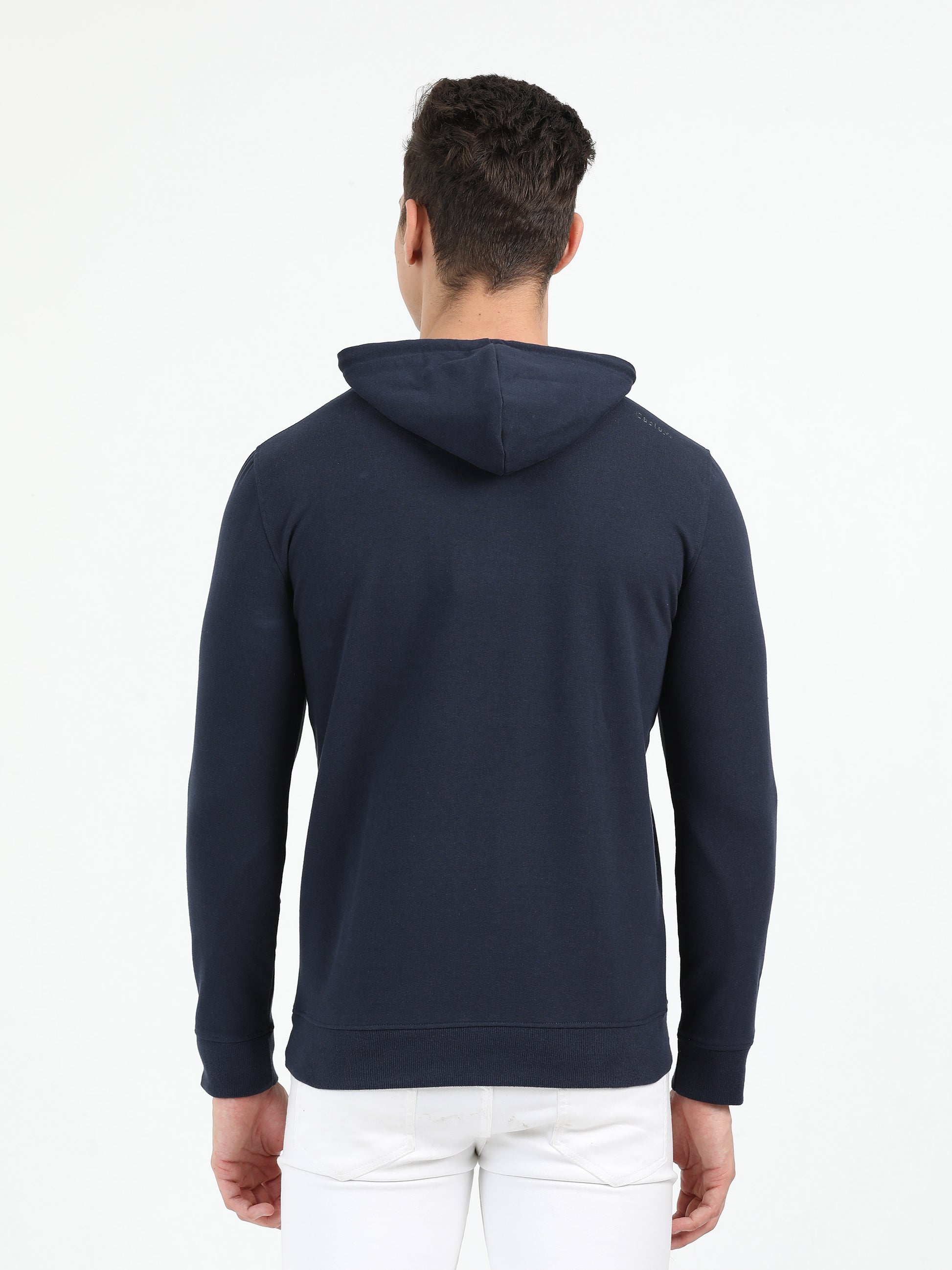 Sustainable Navy Blue Hoodie - Caslay