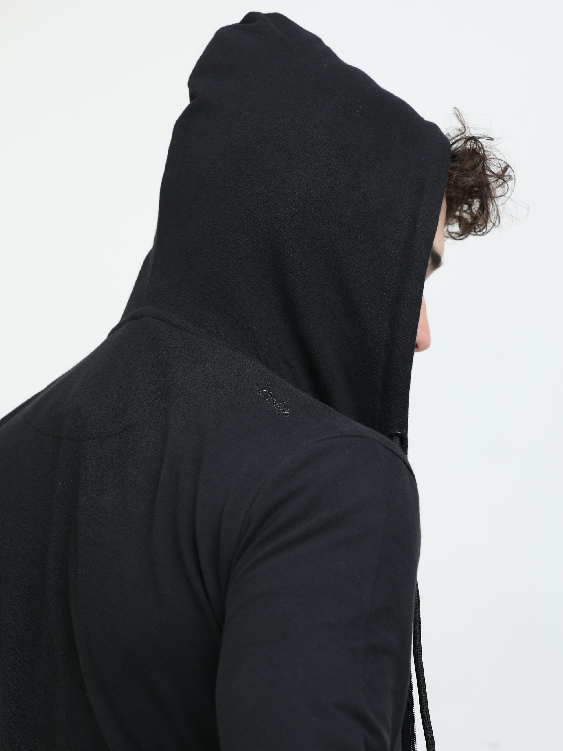 Sustainable Black Hoodie