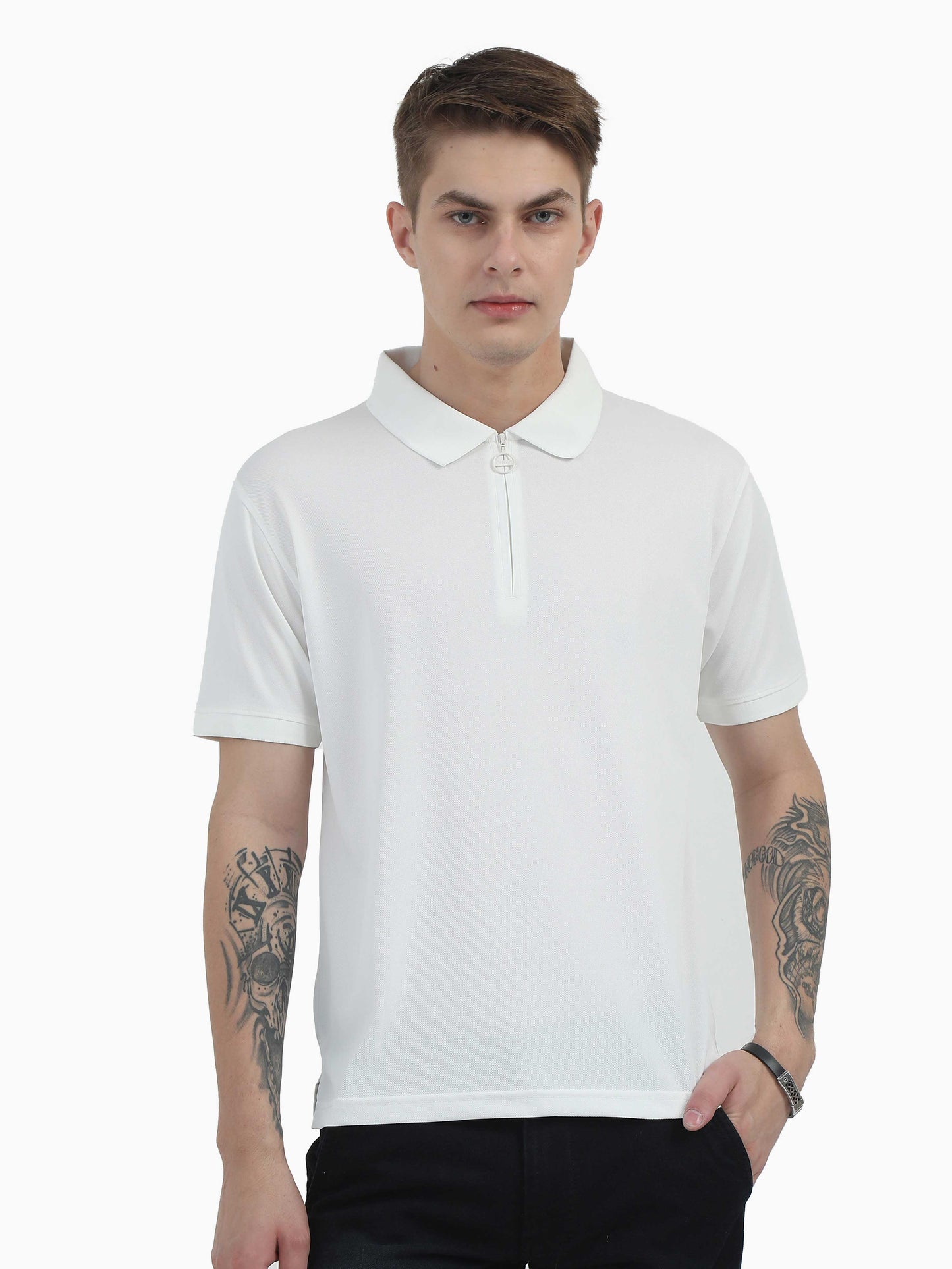 Quick Dry Polo - Salt White