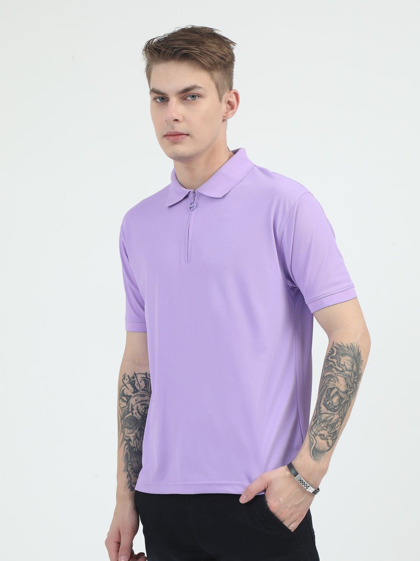 Caslay Quick Dry - Lavender Polo T-Shirt