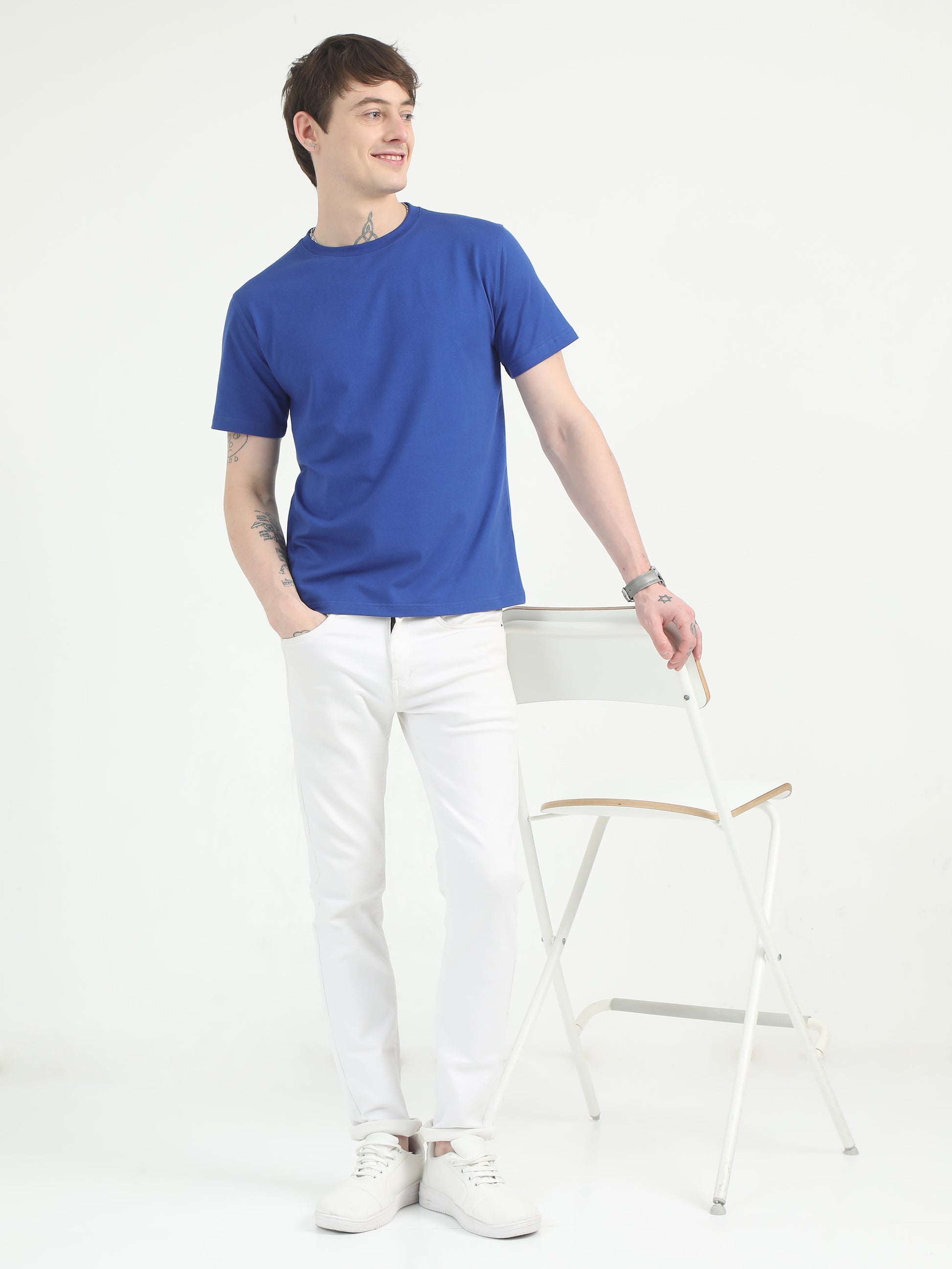 Royal Blue T-Shirt for Men