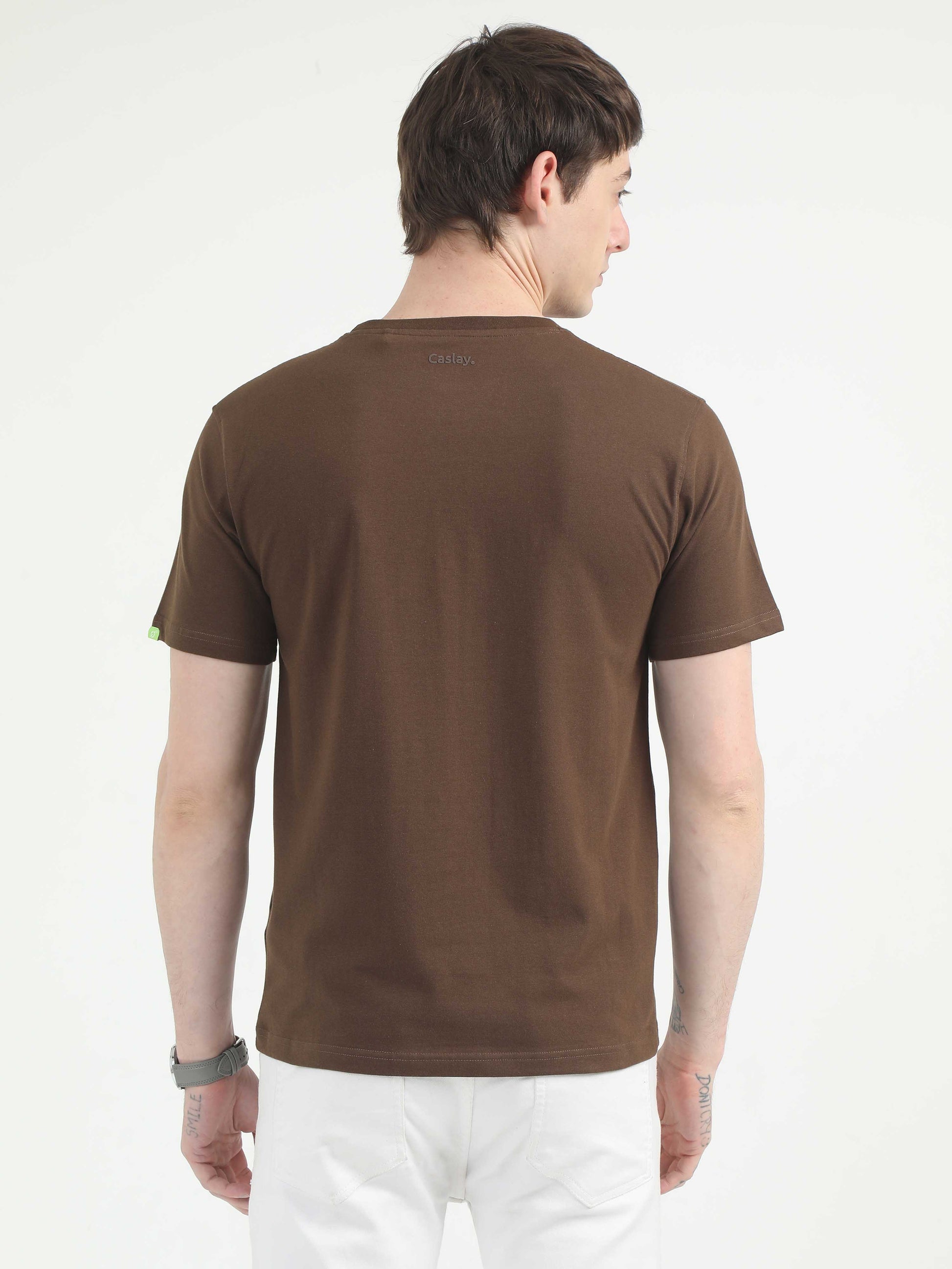 Mens Chocolate Brown T-Shirt