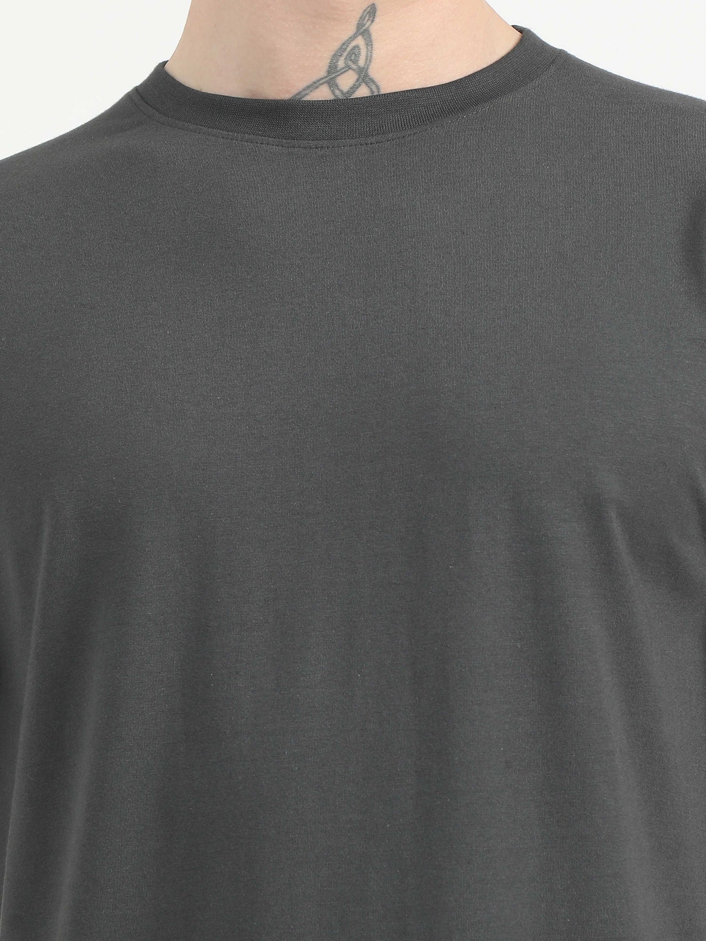 Plain Grey T-Shirt for Men 