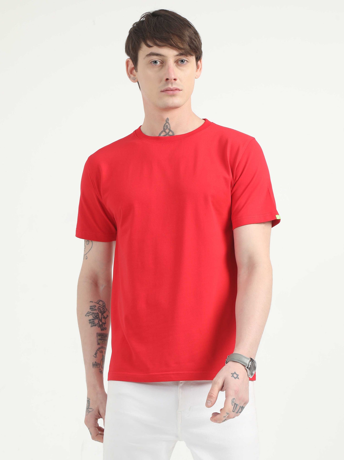 Plain Red T-Shirt for Men