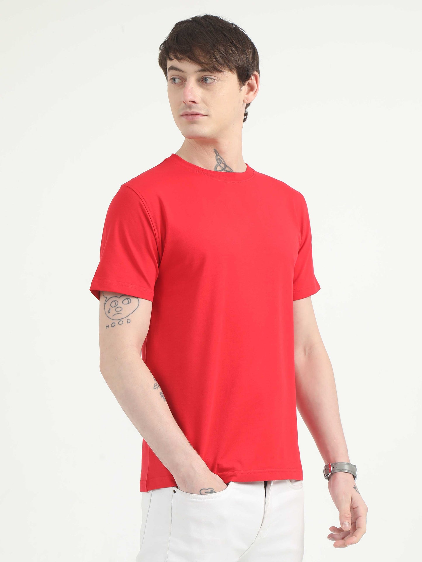 Plain Red T-Shirt for Men