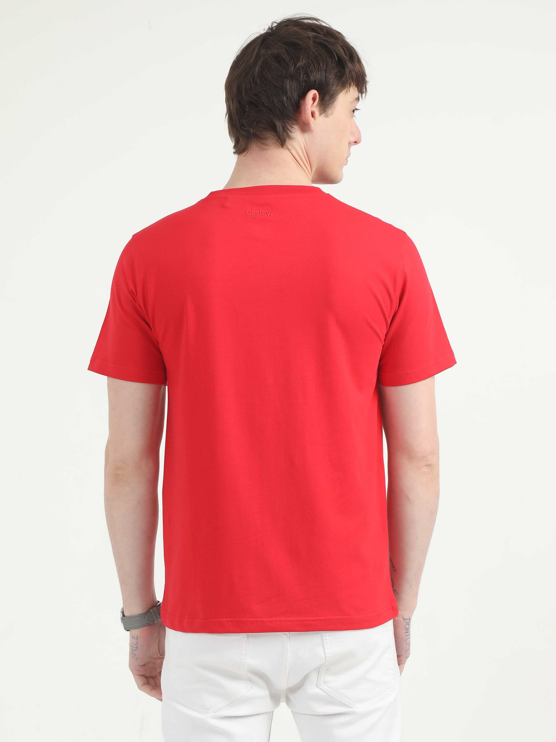 Plain Red T-Shirt for Men