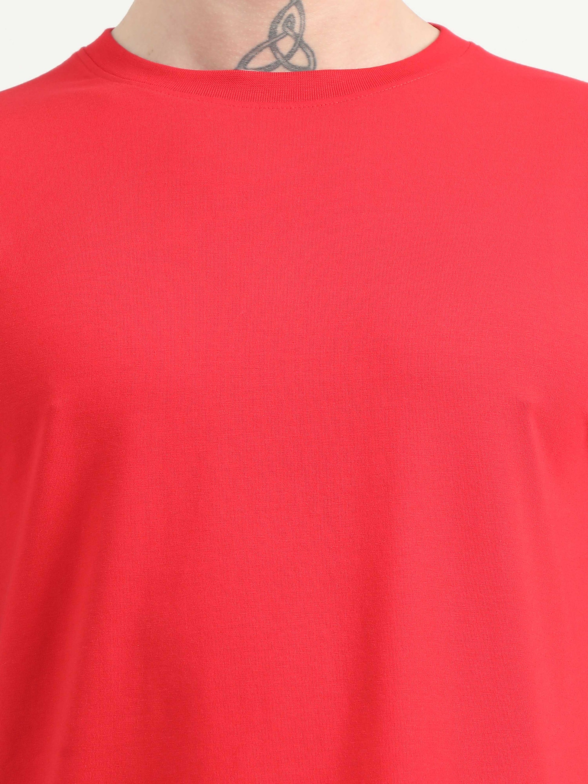 Plain Red T-Shirt for Men