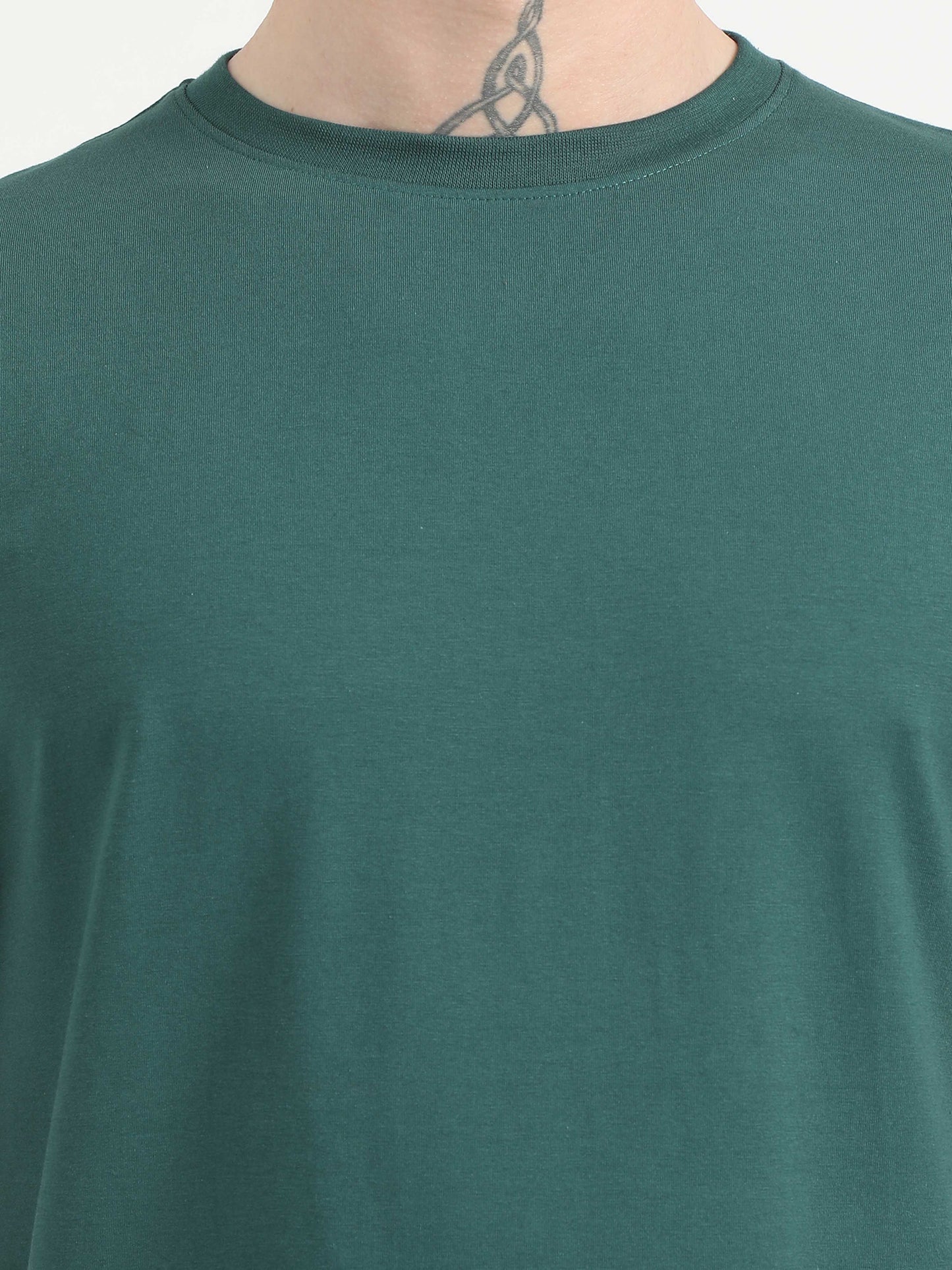 Mens Plain Green T-Shirt 