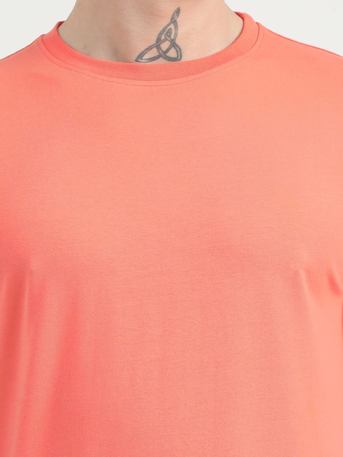 Mens Plain Orange T-Shirt