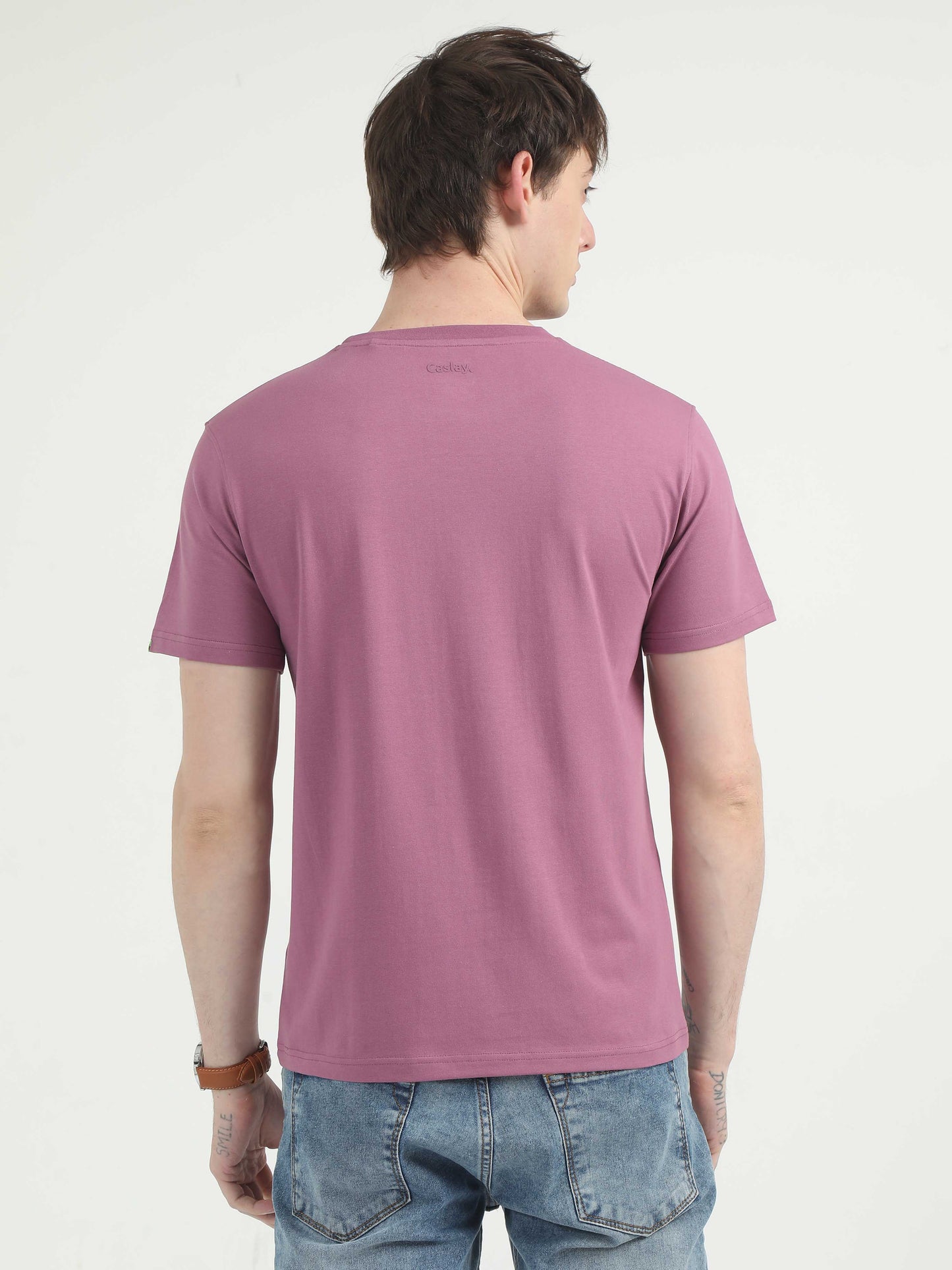 Plain Purple T-Shirt for Men 