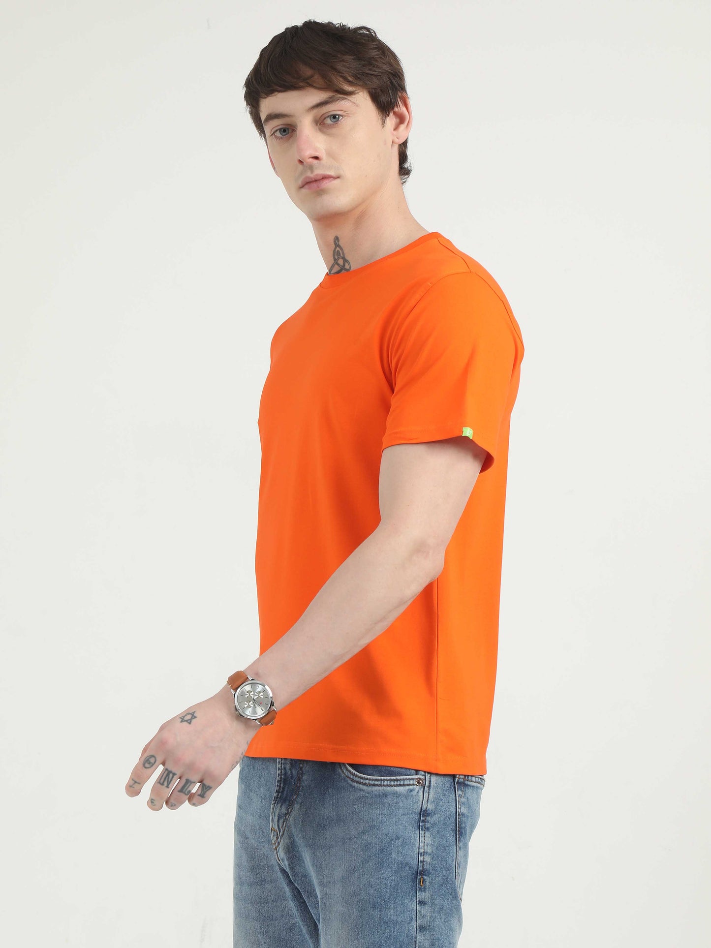  Mens Orange T-Shirt 