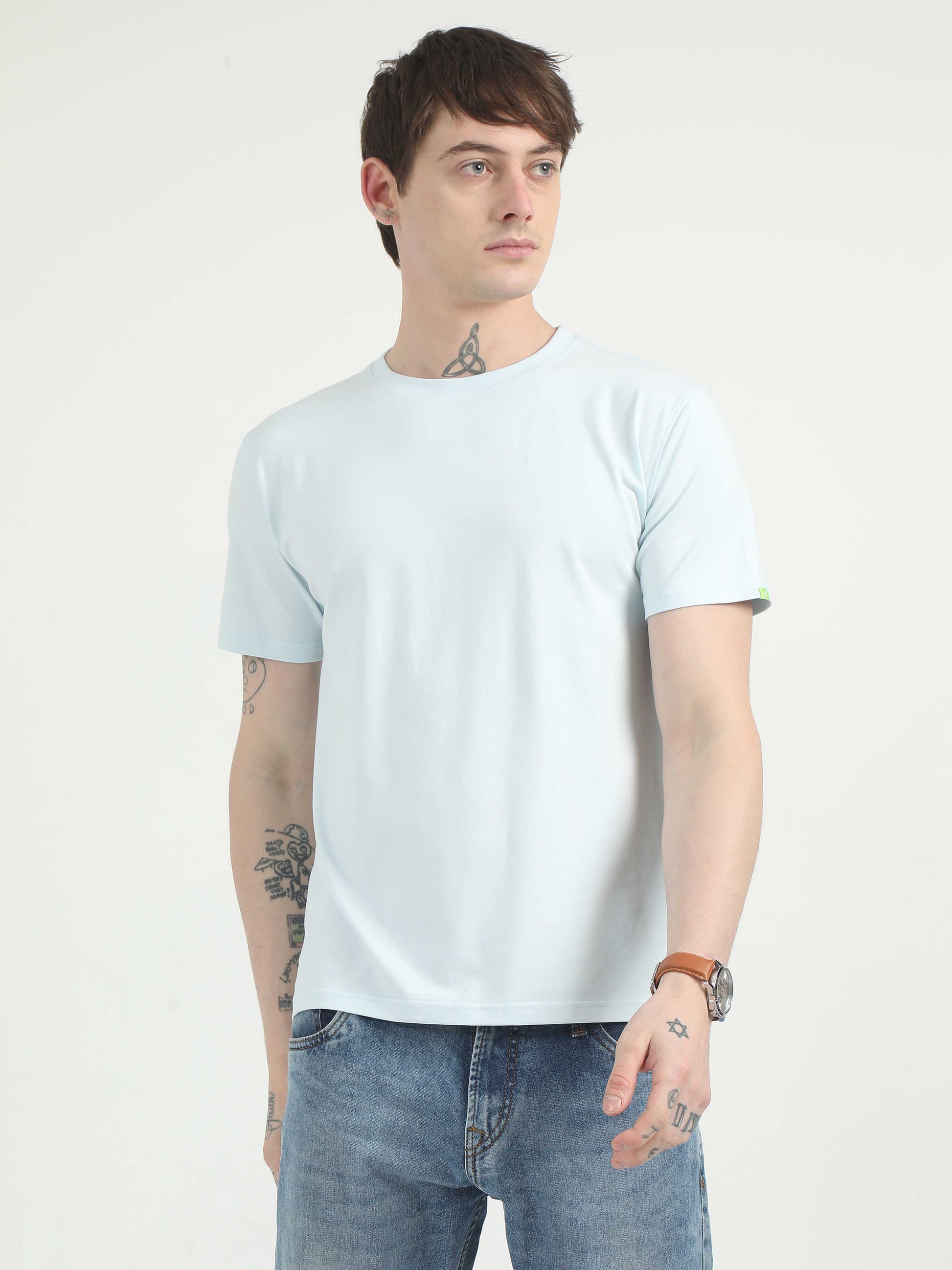 Light Blue T Shirt for Men