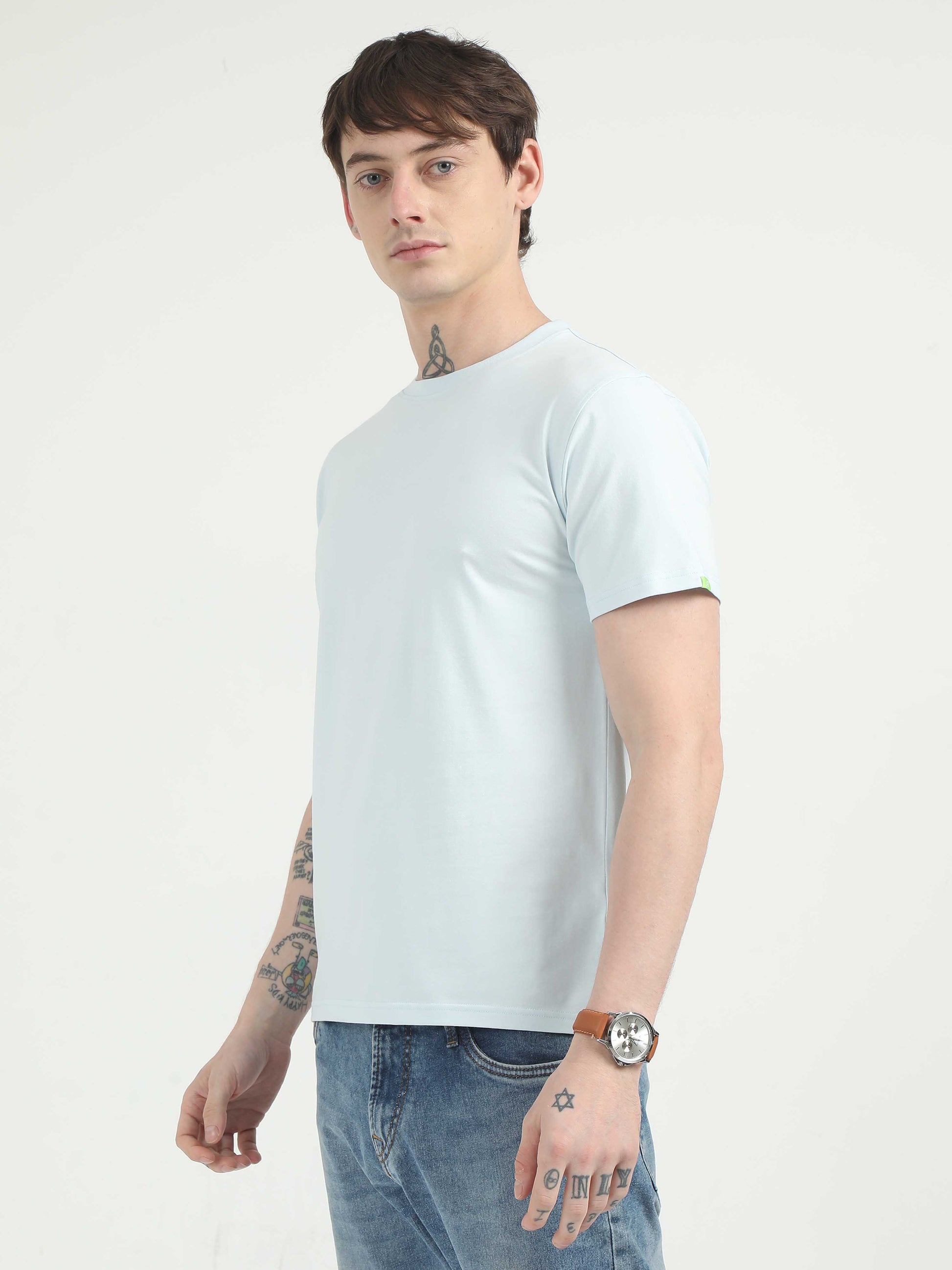 Light Blue T Shirt for Men