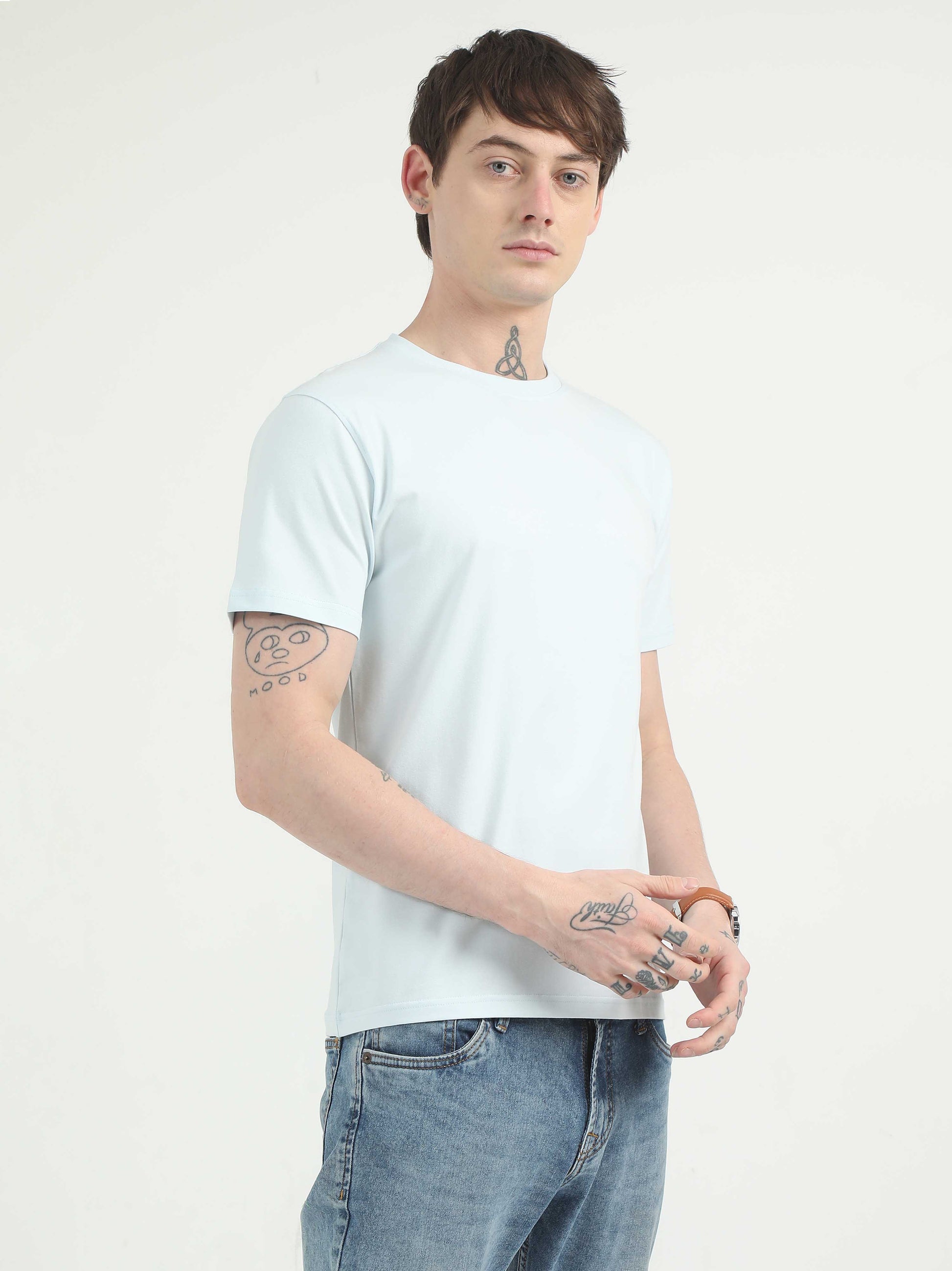 Light Blue T Shirt for Men