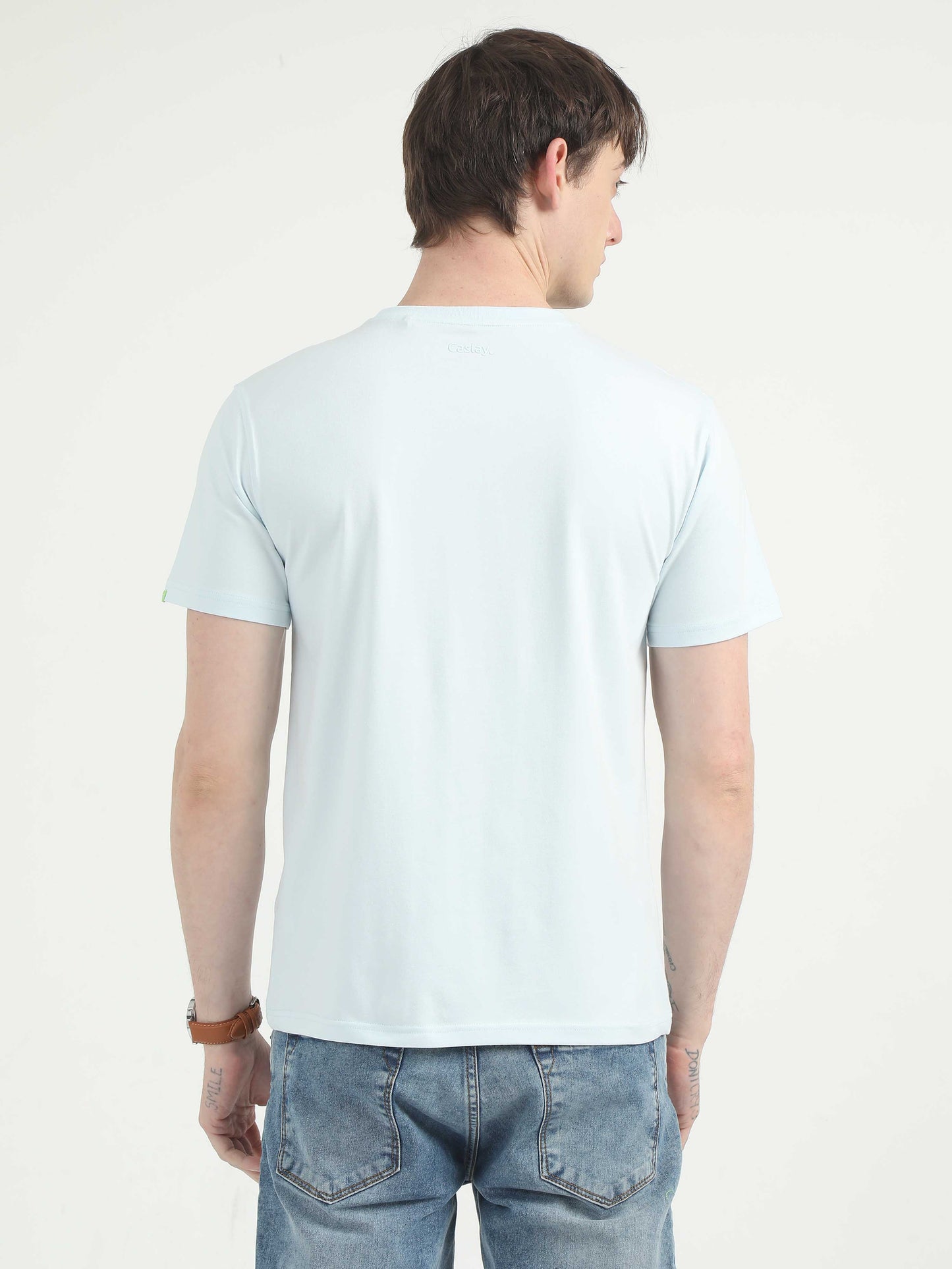 Light Blue T Shirt for Men