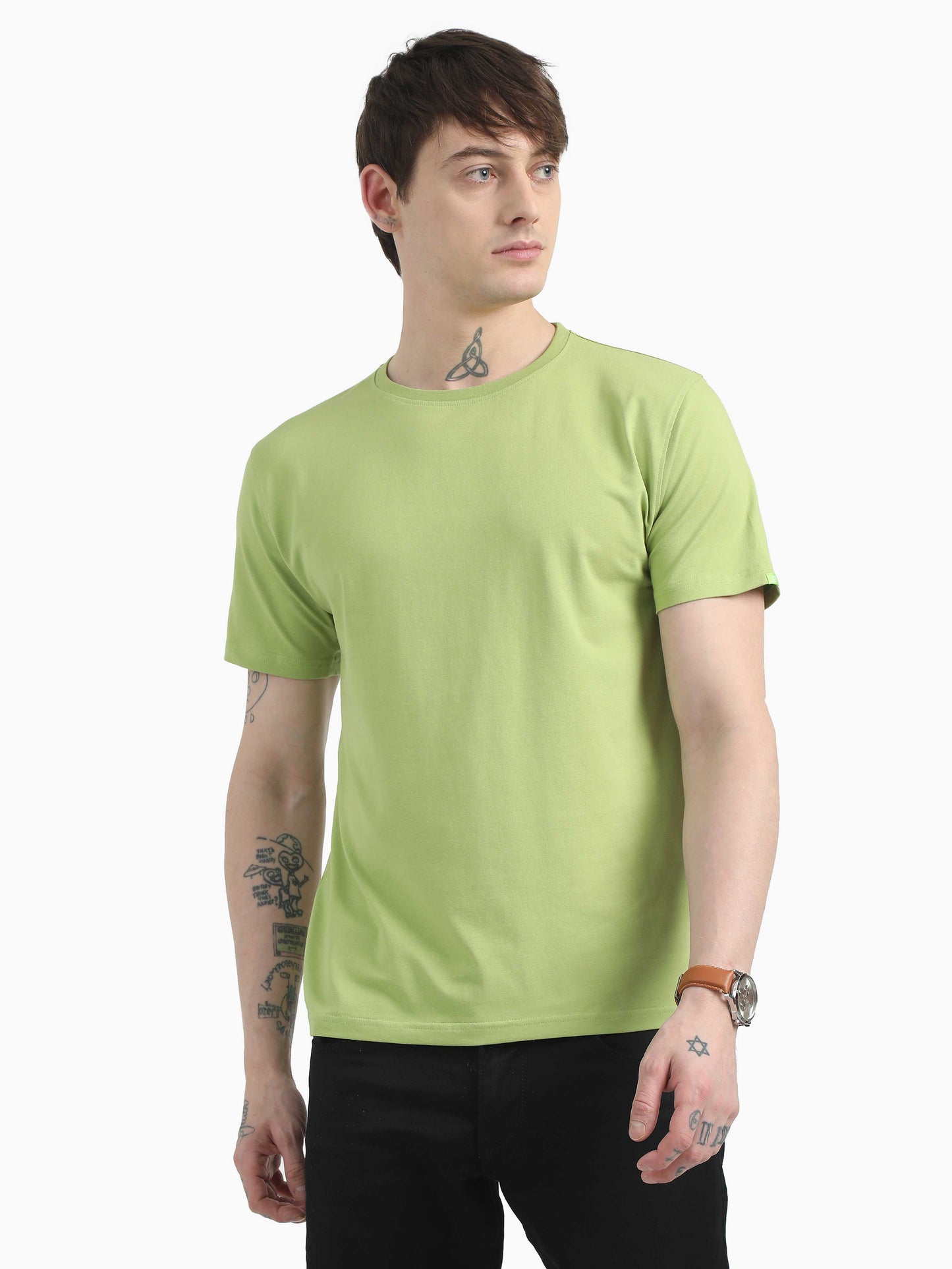 Organic Crew - Olive Green