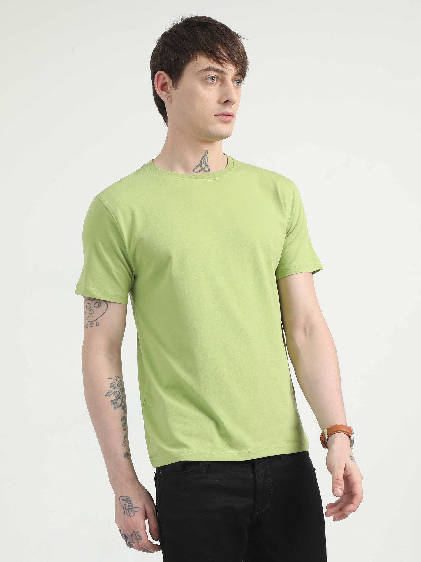 Mens Olive Green T Shirt