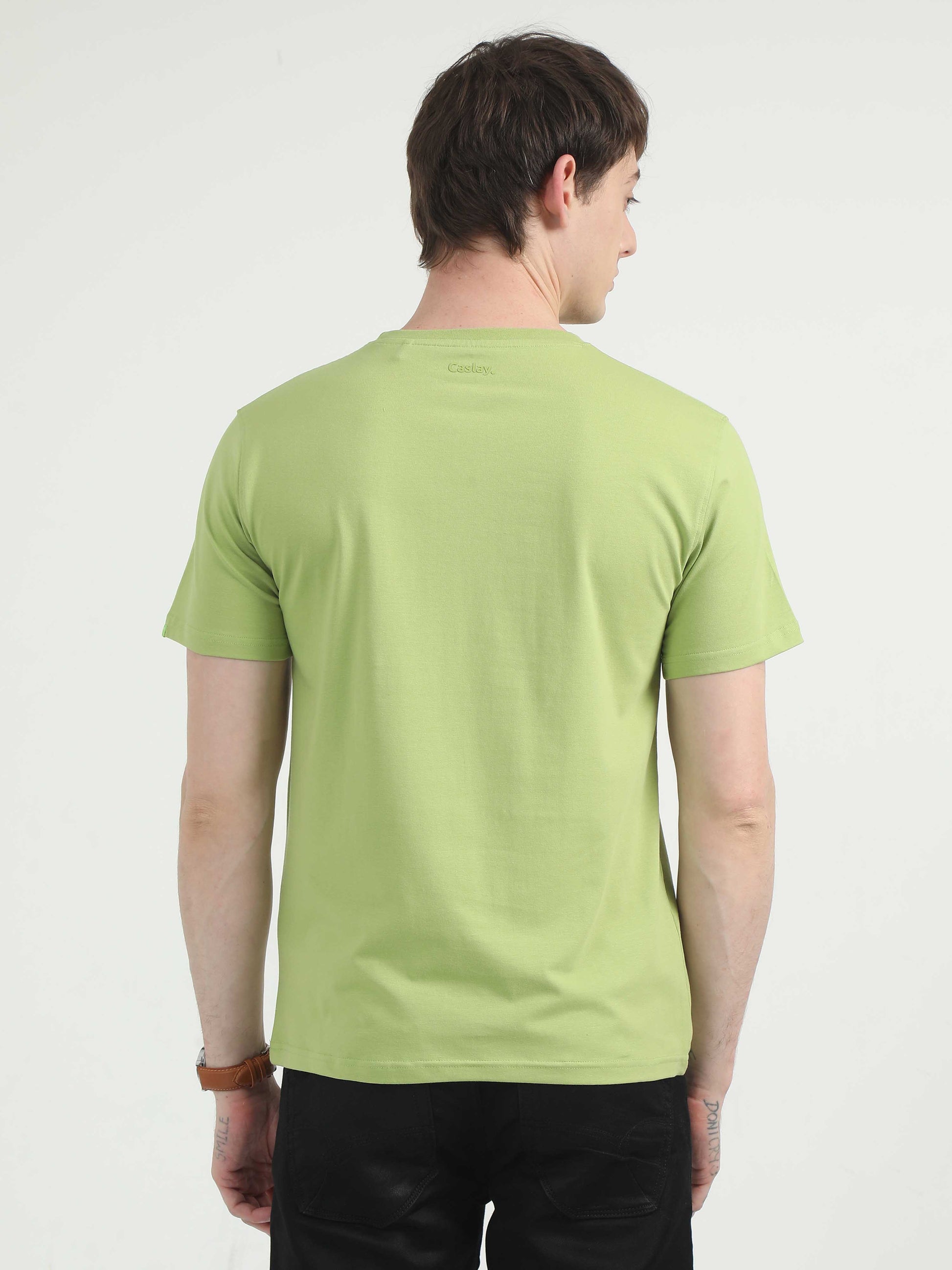 Mens Olive Green T Shirt