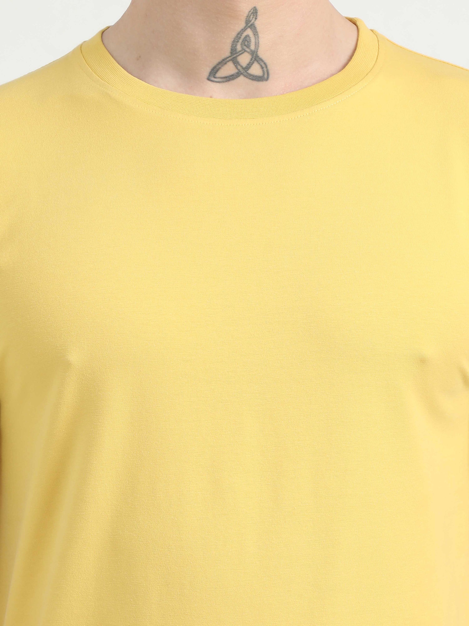 Mustard Yellow T-Shirt for Men 