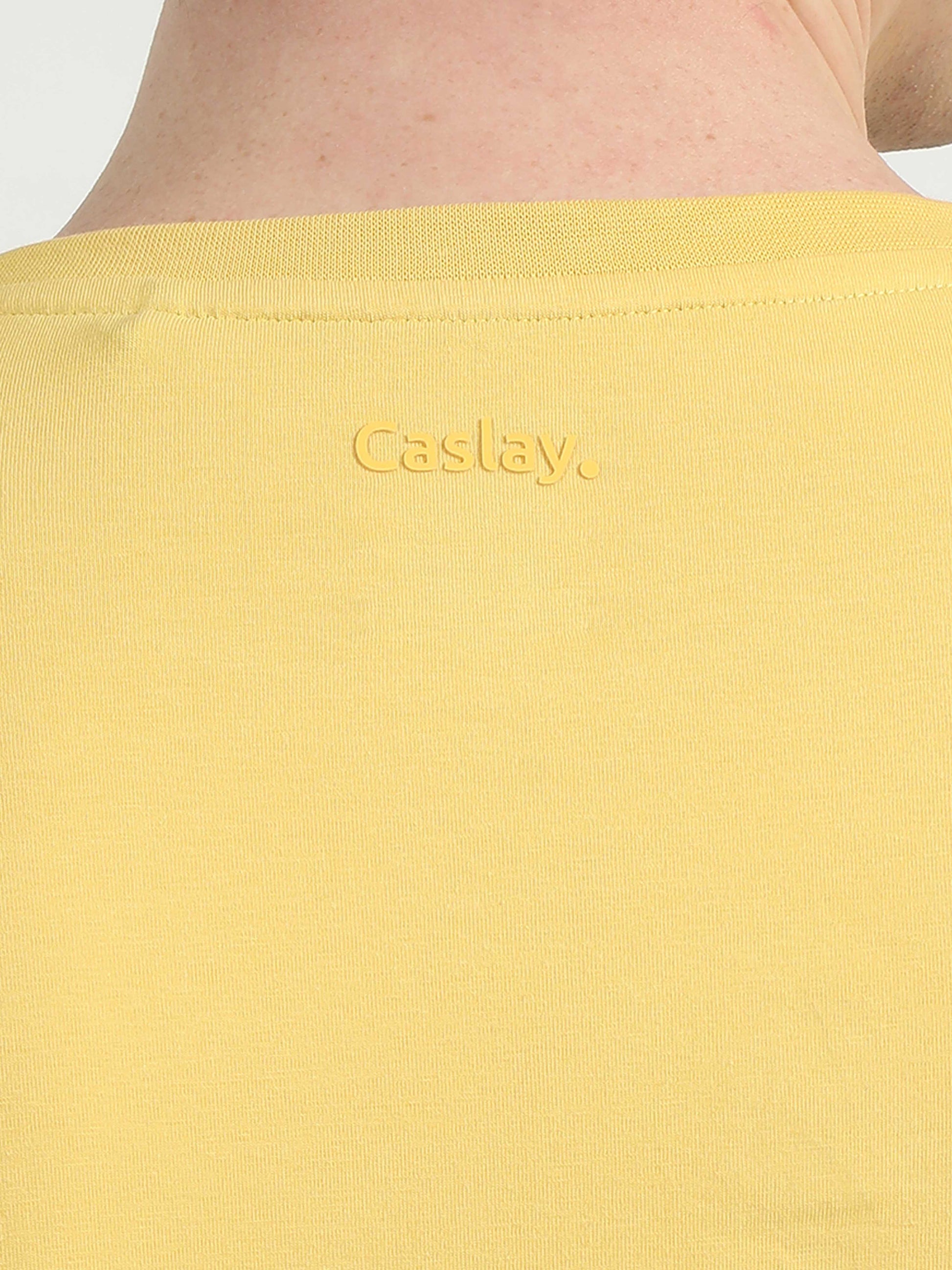 Mustard Yellow T-Shirt for Men 