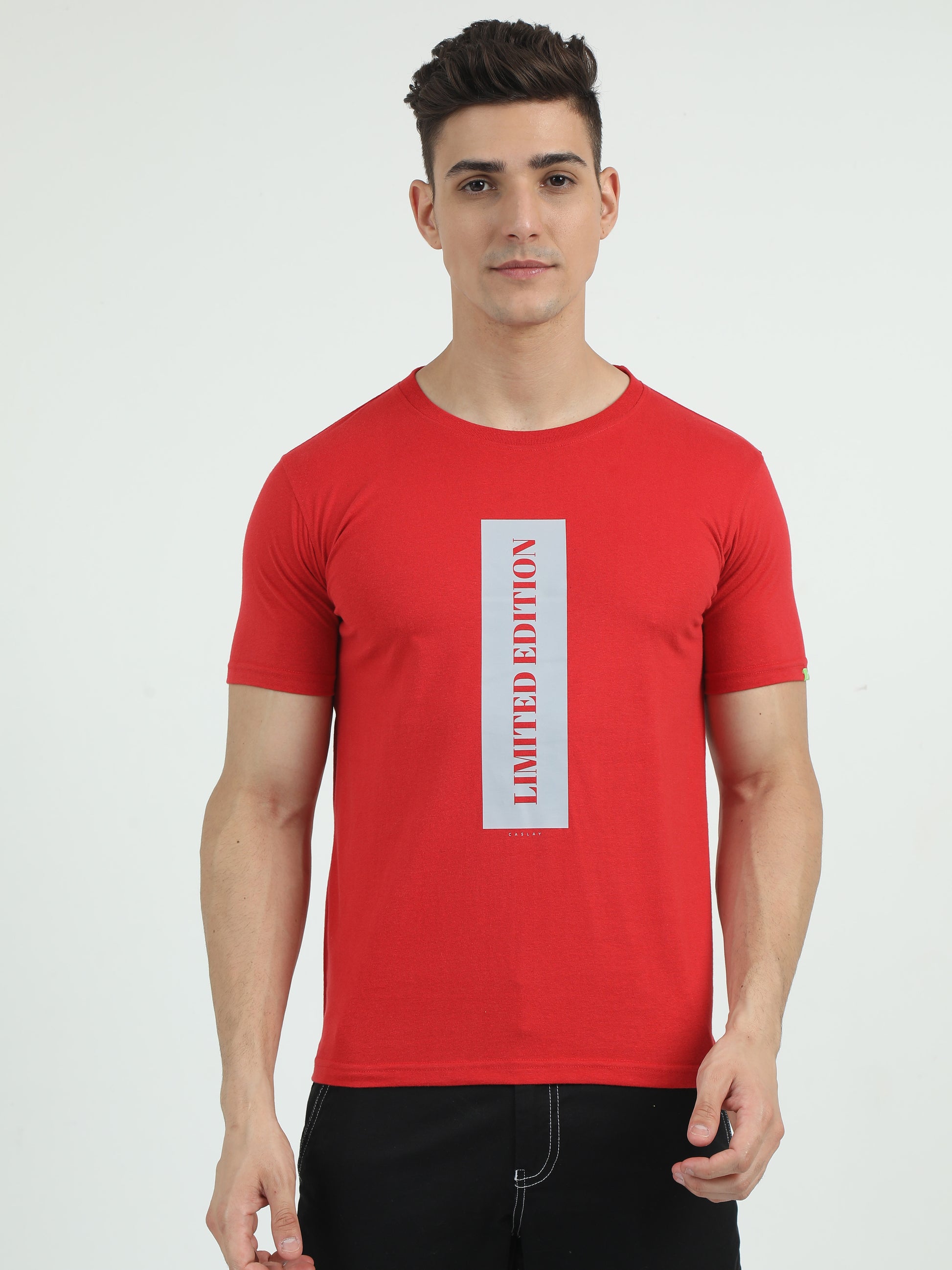 Red Sustainable Cotton T Shirt