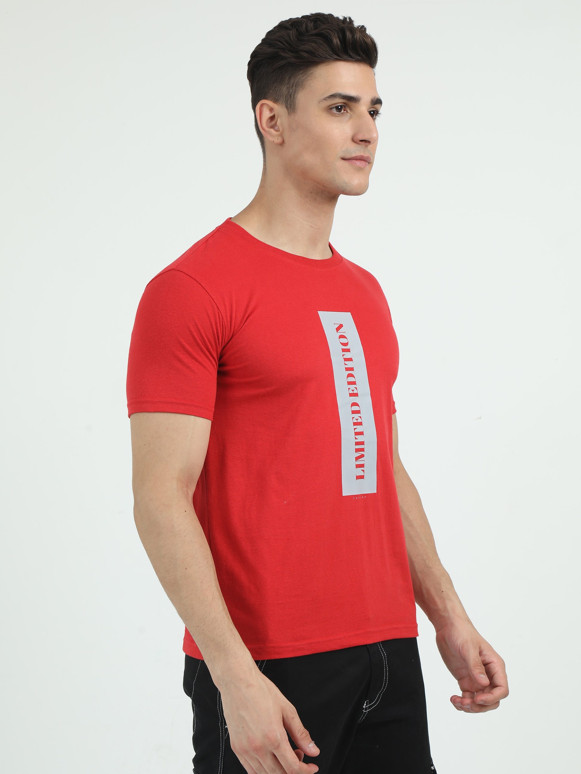 Red Sustainable Cotton T Shirt