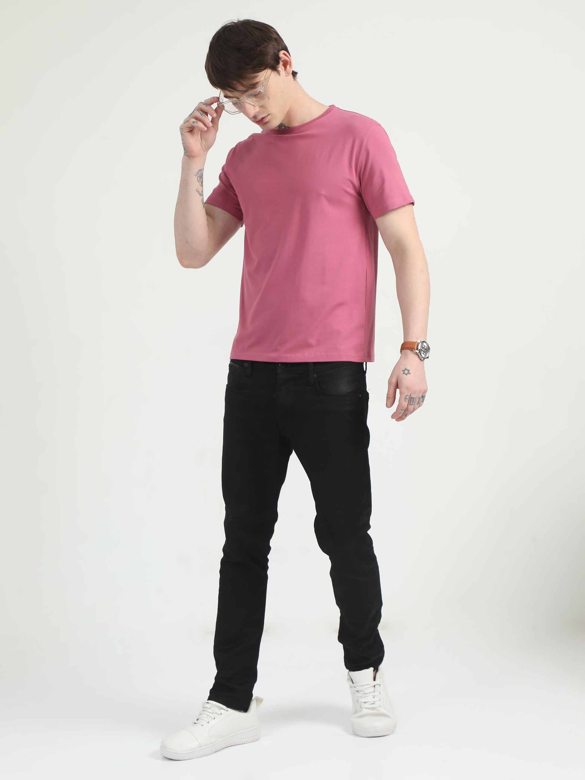  Red Violet T-Shirt for Men