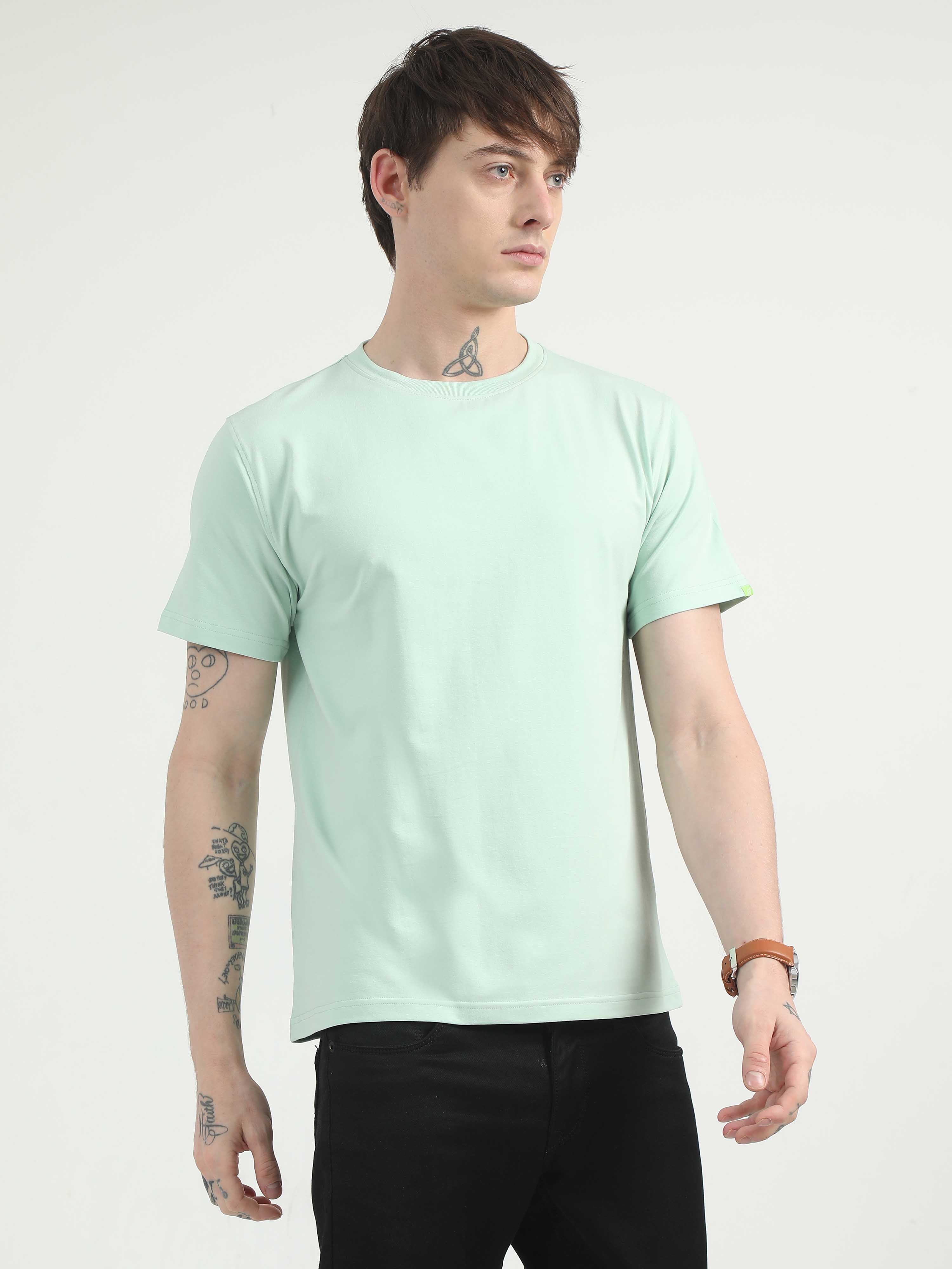 Light green t shirt mens hotsell