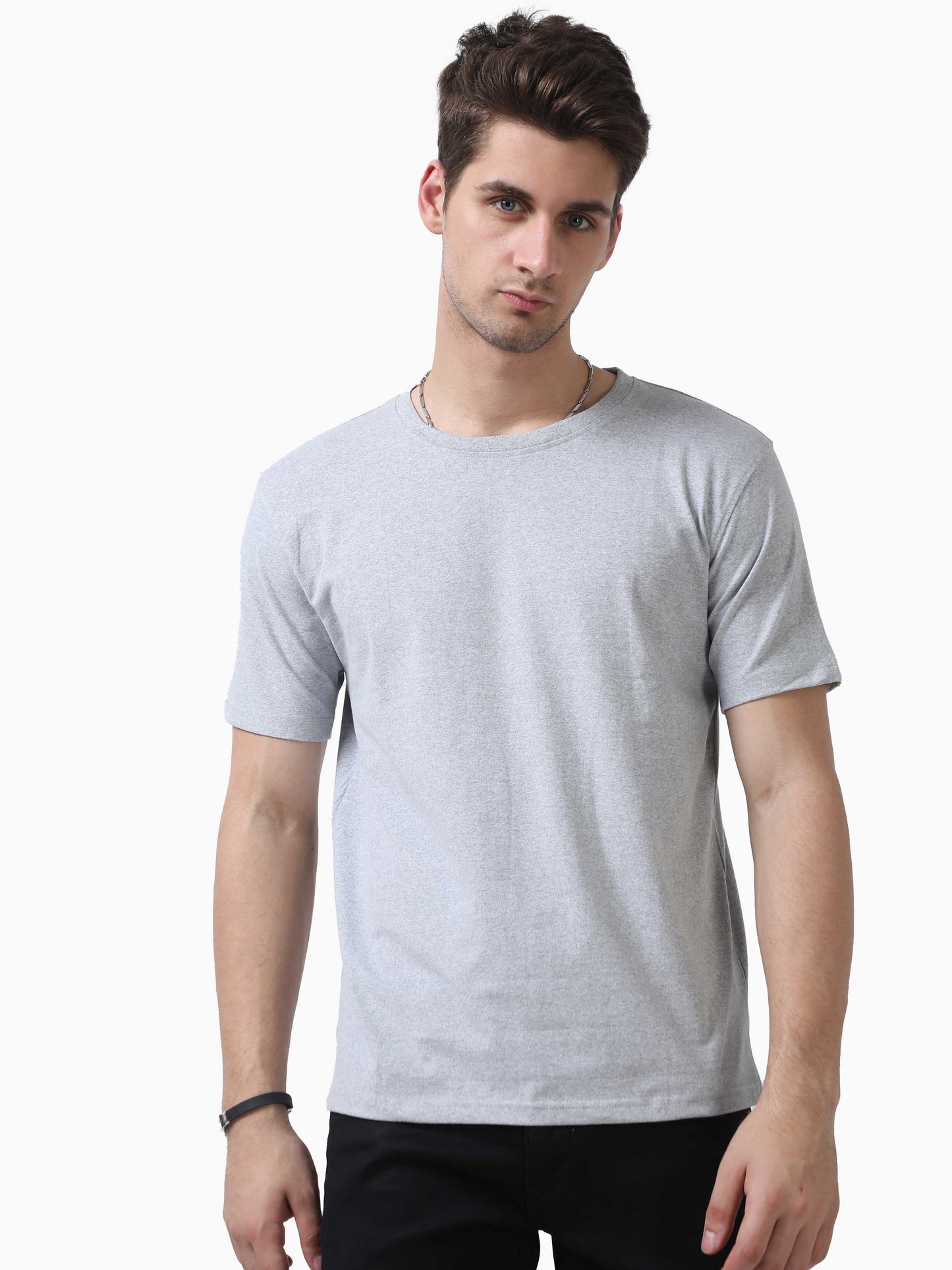 Crew Neck Grey Melange L