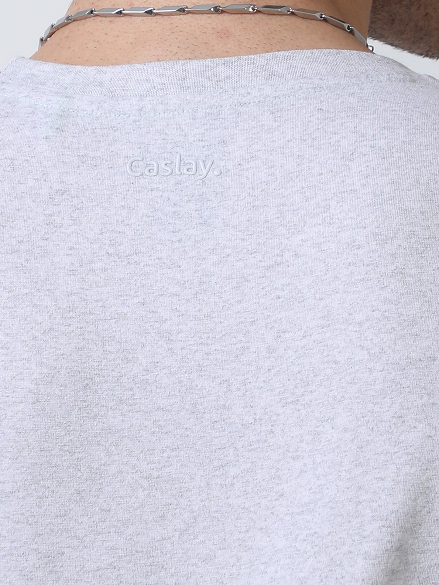 White Crew Neck T Shirt For Men