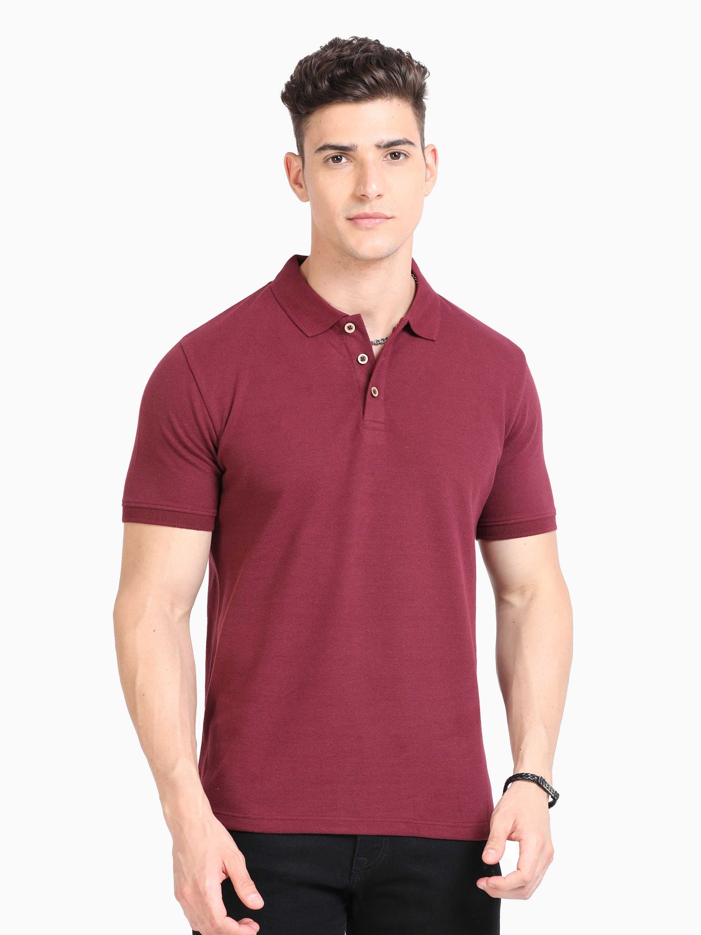 Polo T-shirt - Maroon