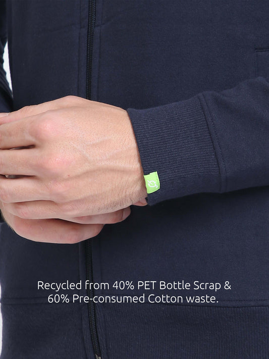 Navy Blue Sustainable Jacket Men