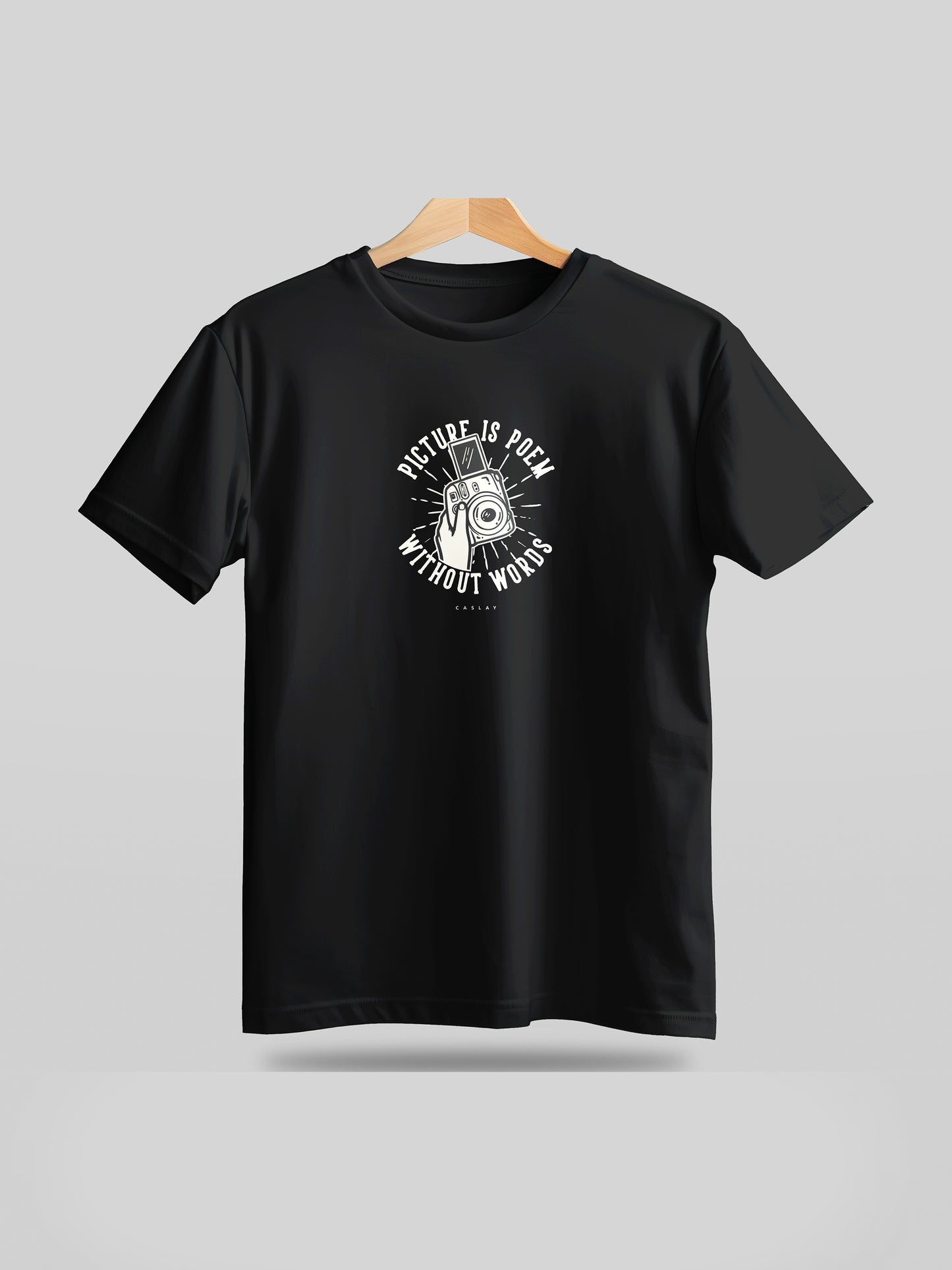 Sustainable Round Neck T Shirt Black