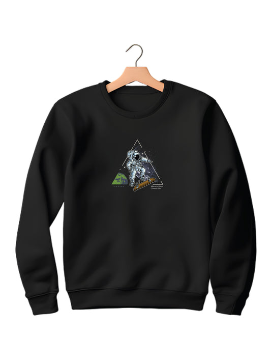 Sustainable Black Long Sleeve Sweatshirt