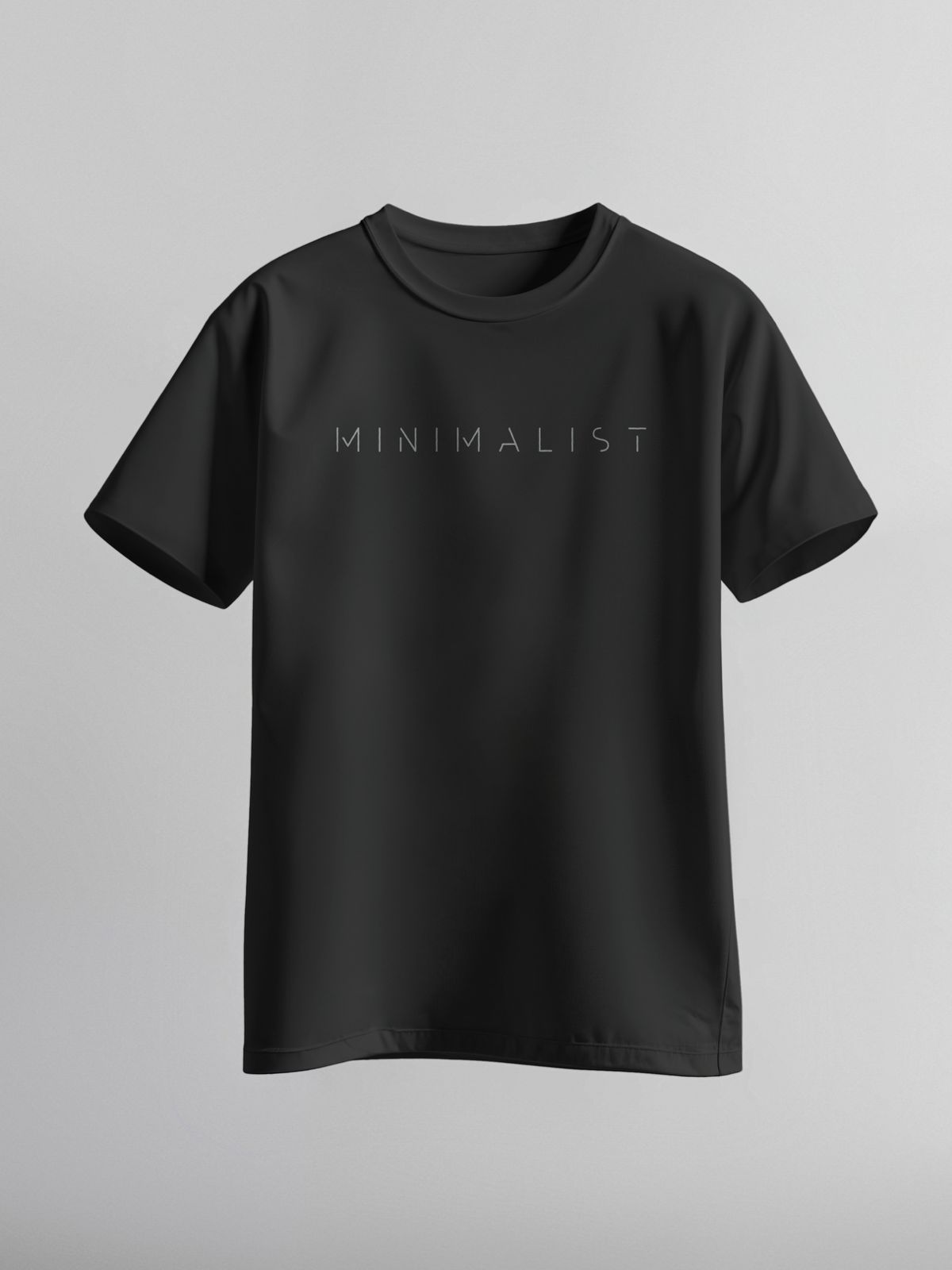 Minimalist - Organic Crew - Black